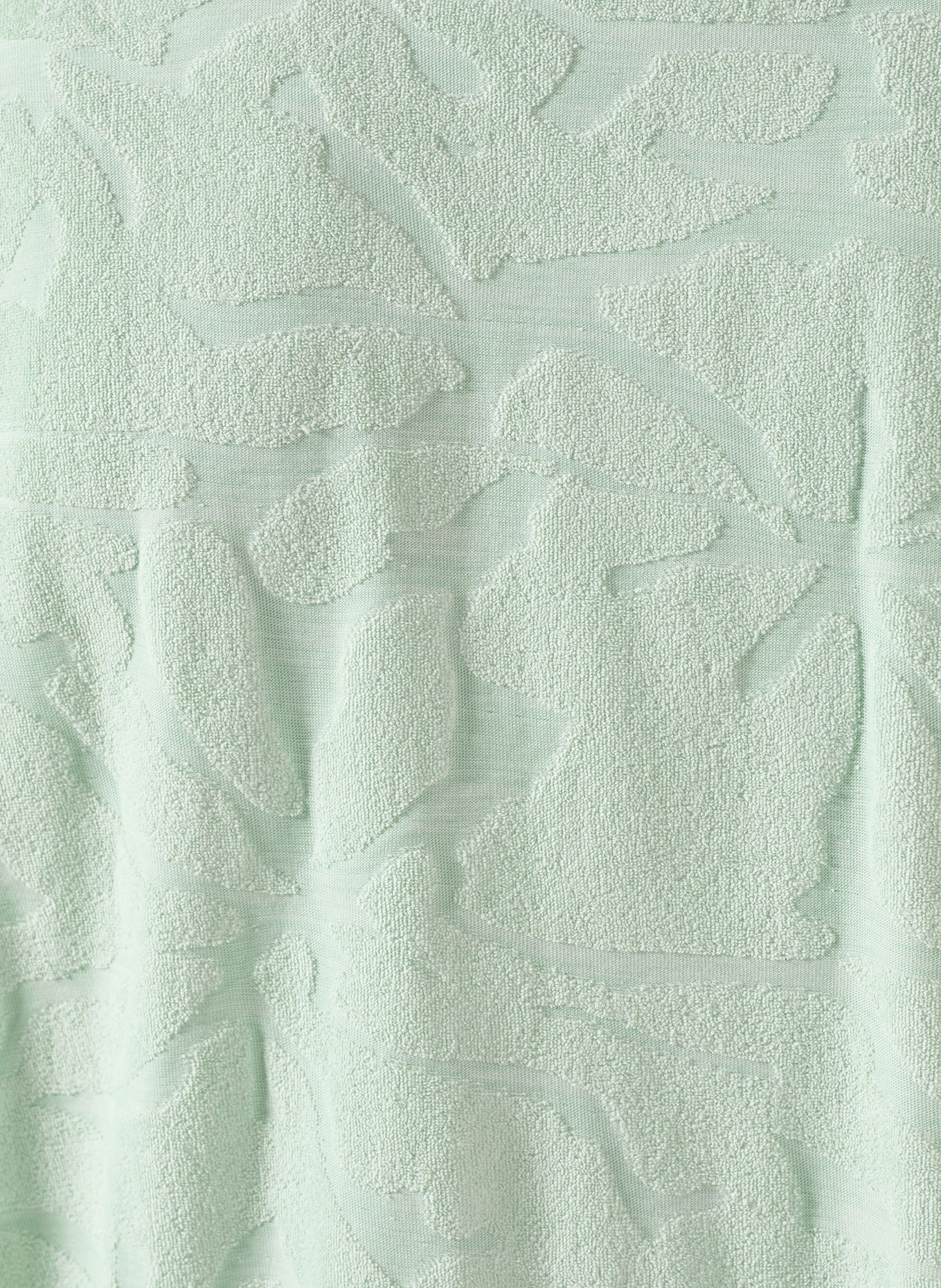 BOSS Resorthemd WE FLOWER van badstof: MINT