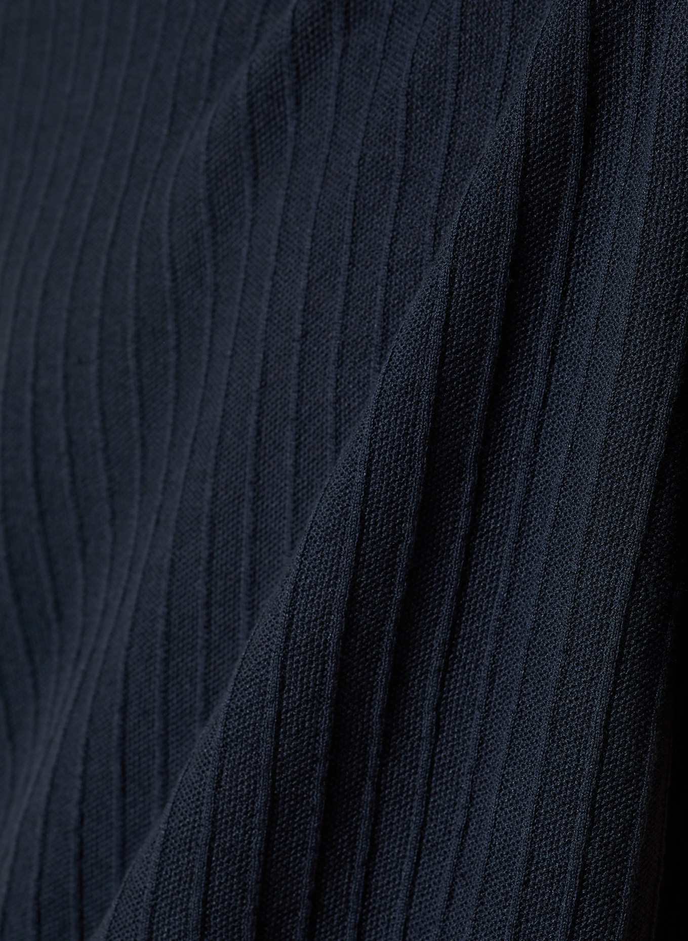 BOSS Strickshirt KAJORDINO mit Leinen: DUNKELBLAU