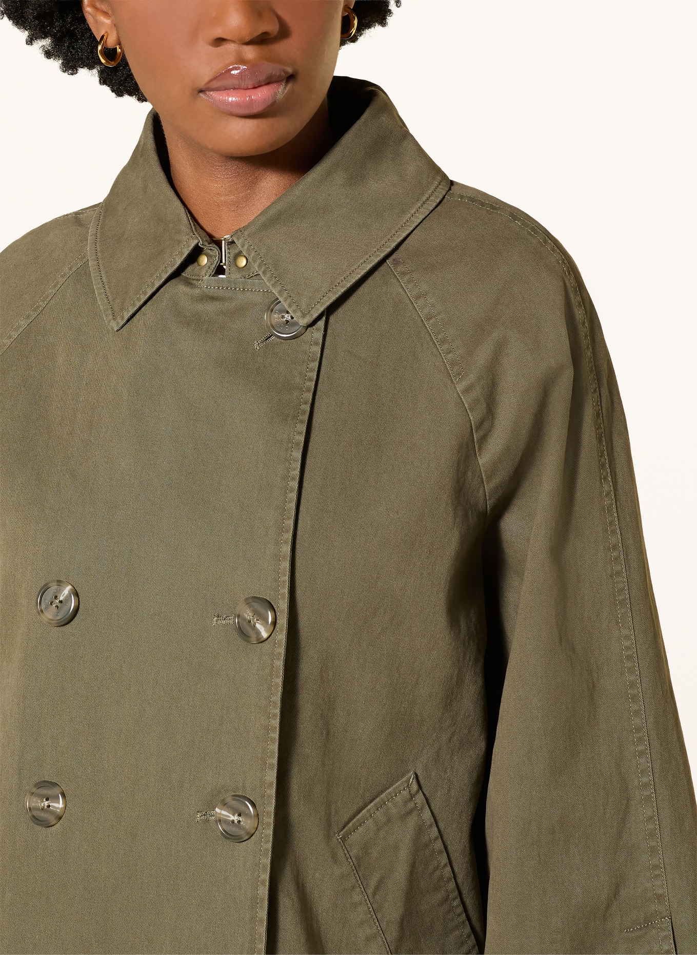 IQ STUDIO Trench-Jacke: KHAKI