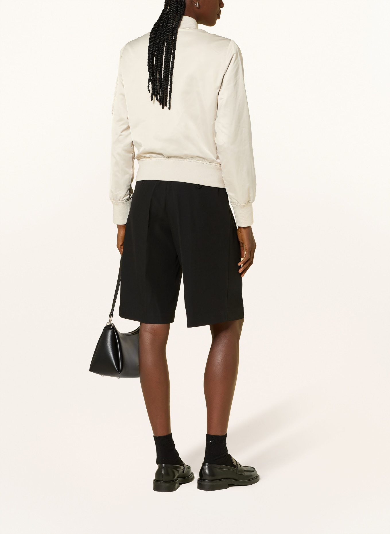 IQ STUDIO Satinblouson: CREME