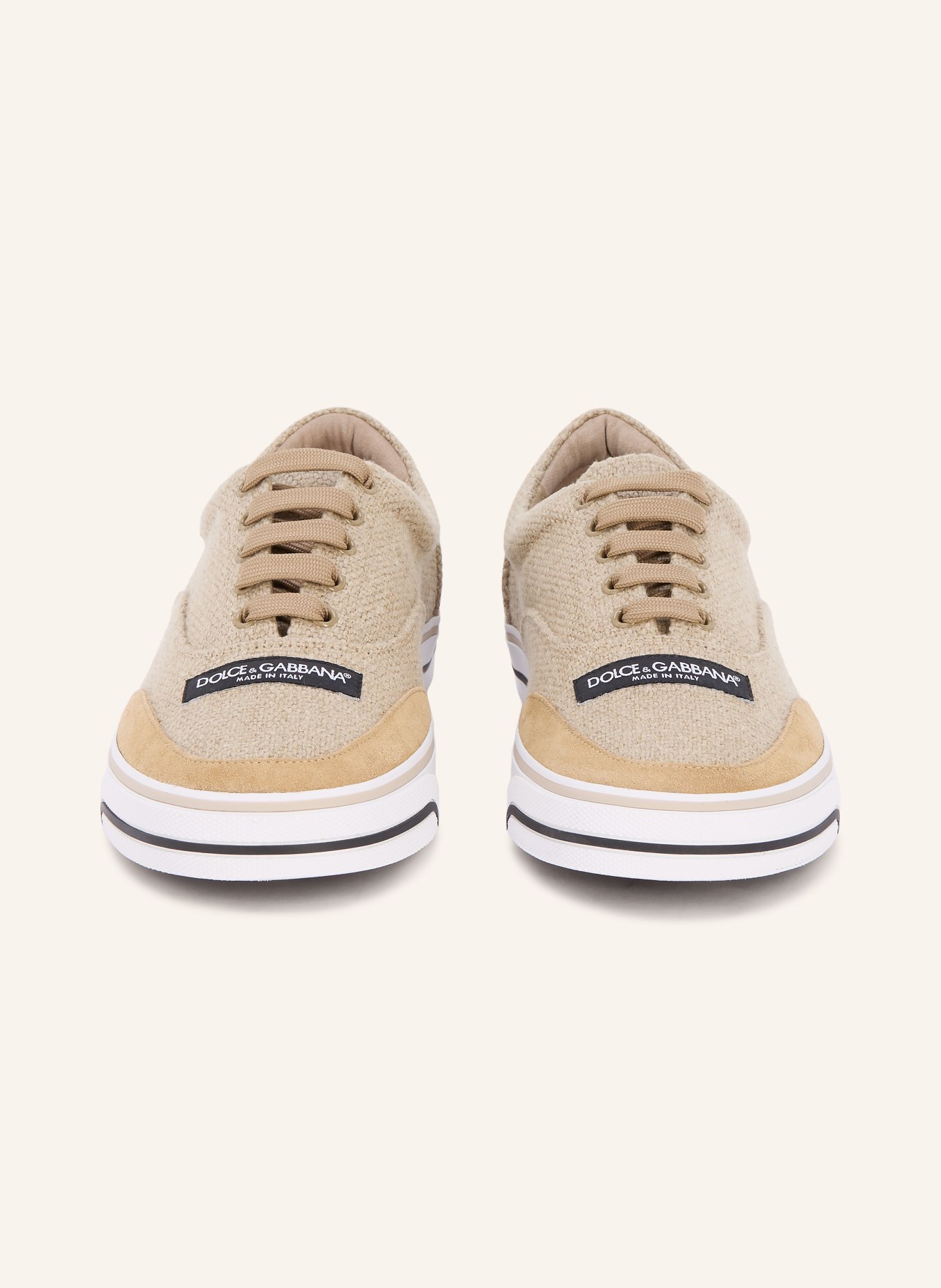 DOLCE & GABBANA Sneaker DG SAILING: BEIGE / CAMEL