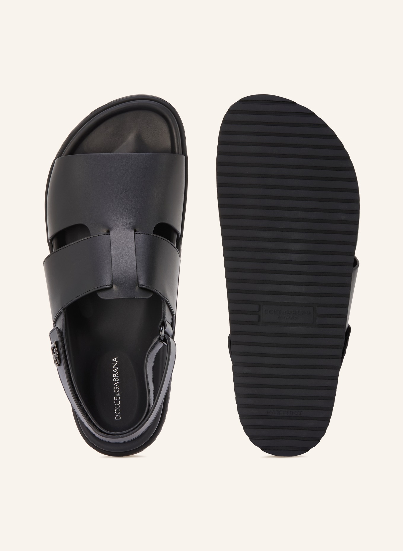 DOLCE & GABBANA Sandalen DG CASUAL: ZWART