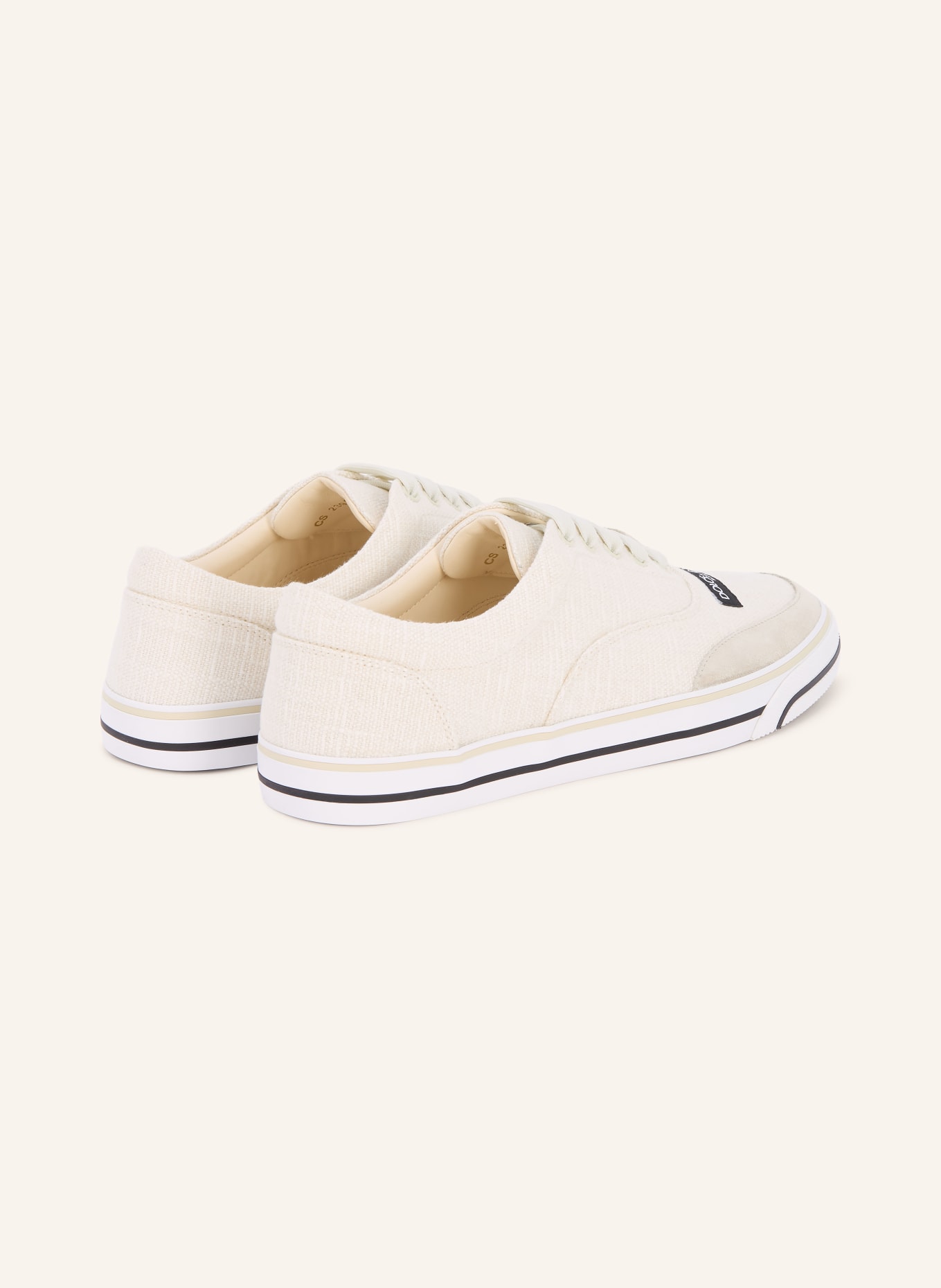 DOLCE & GABBANA Sneaker DG SAILING: CREME / BEIGE