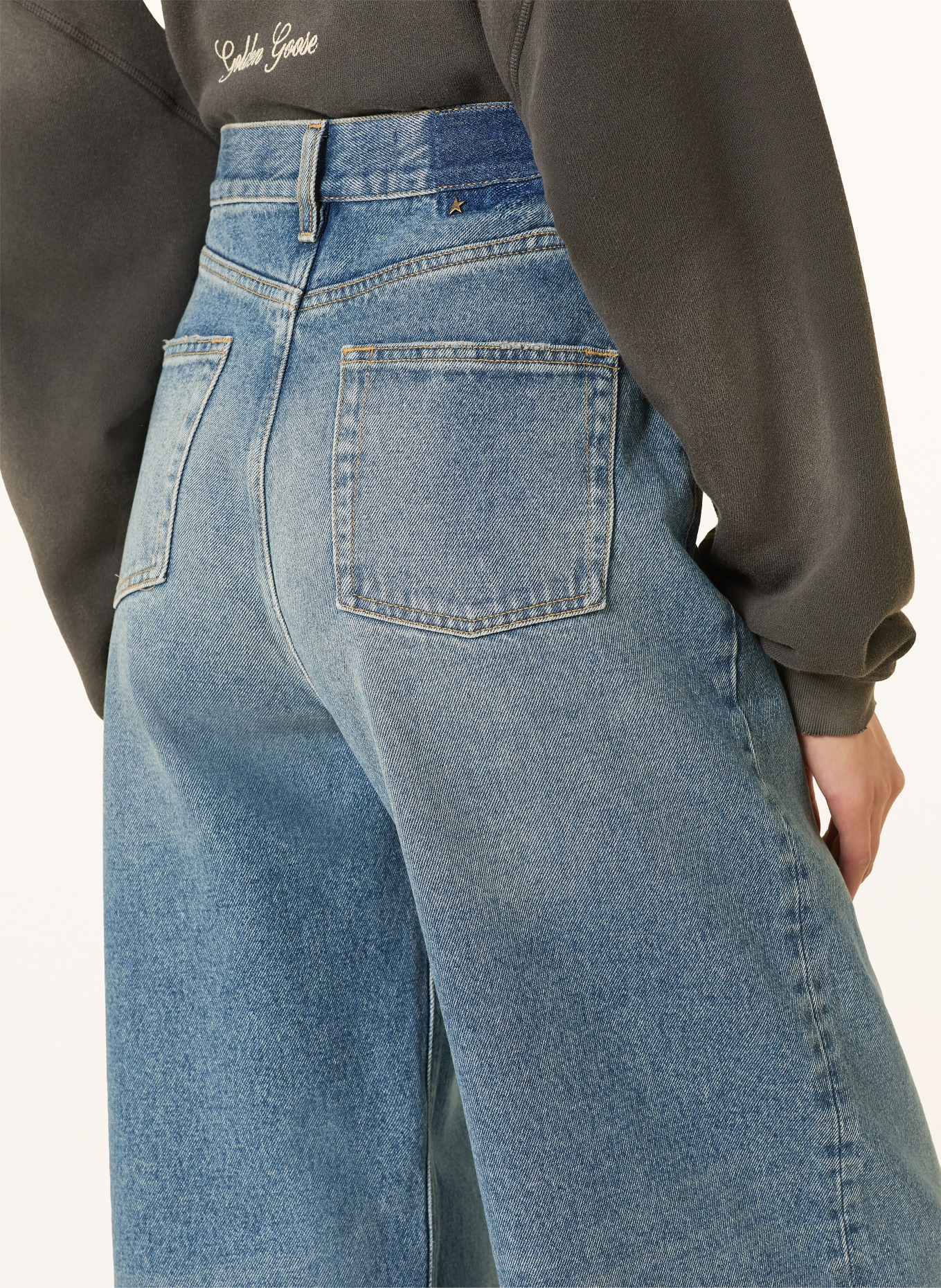 GOLDEN GOOSE Boyfriend Jeans MELODY: 50100 BLUE