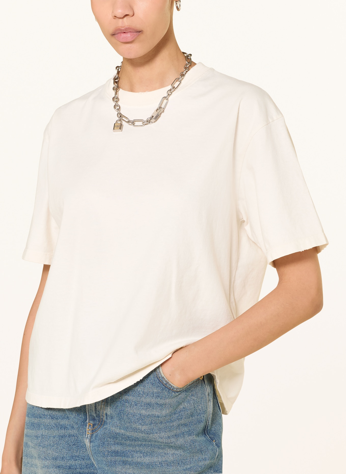 GOLDEN GOOSE T-Shirt: CREME