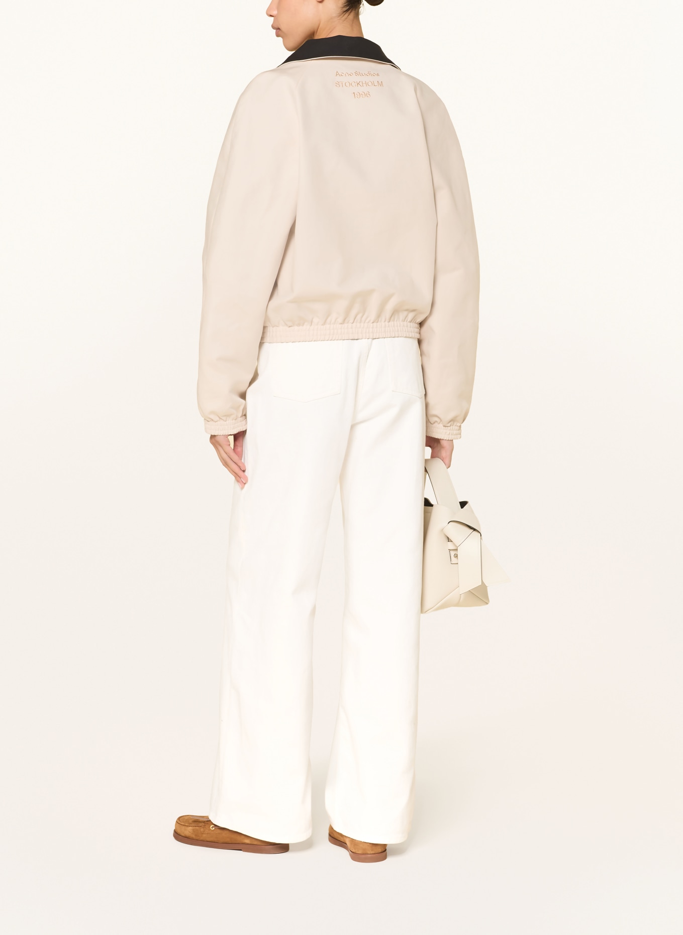 GOLDEN GOOSE Wide-leg jeans: 10190 OFFWHITE