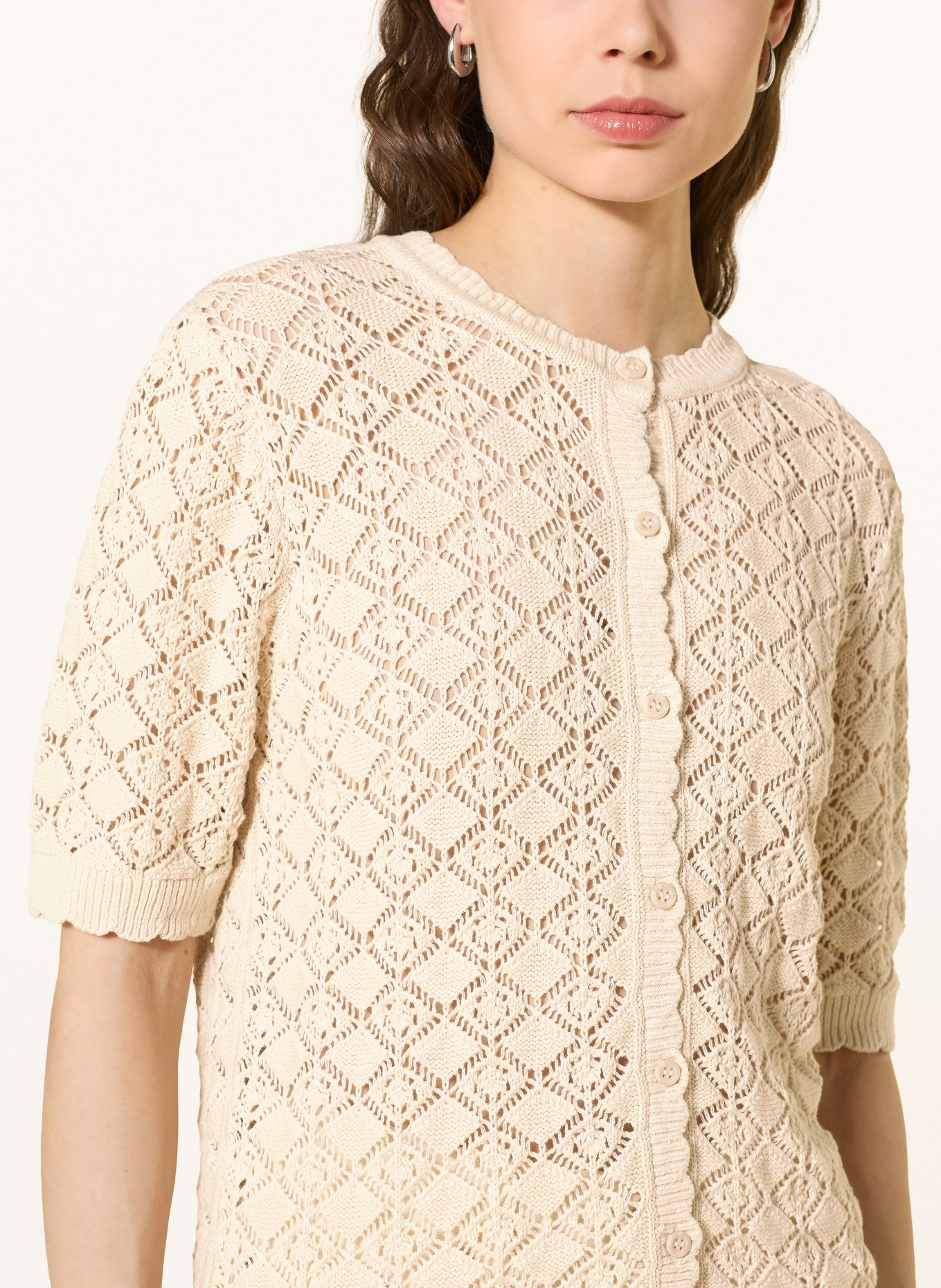 SELECTED Femme Strickjacke: ECRU