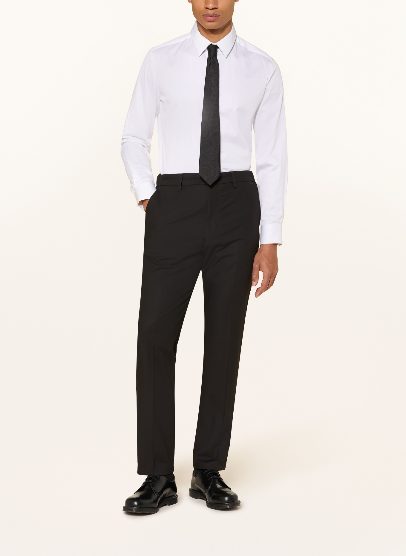 DRYKORN Anzughose AJEND Regular Fit: 1000 SCHWARZ