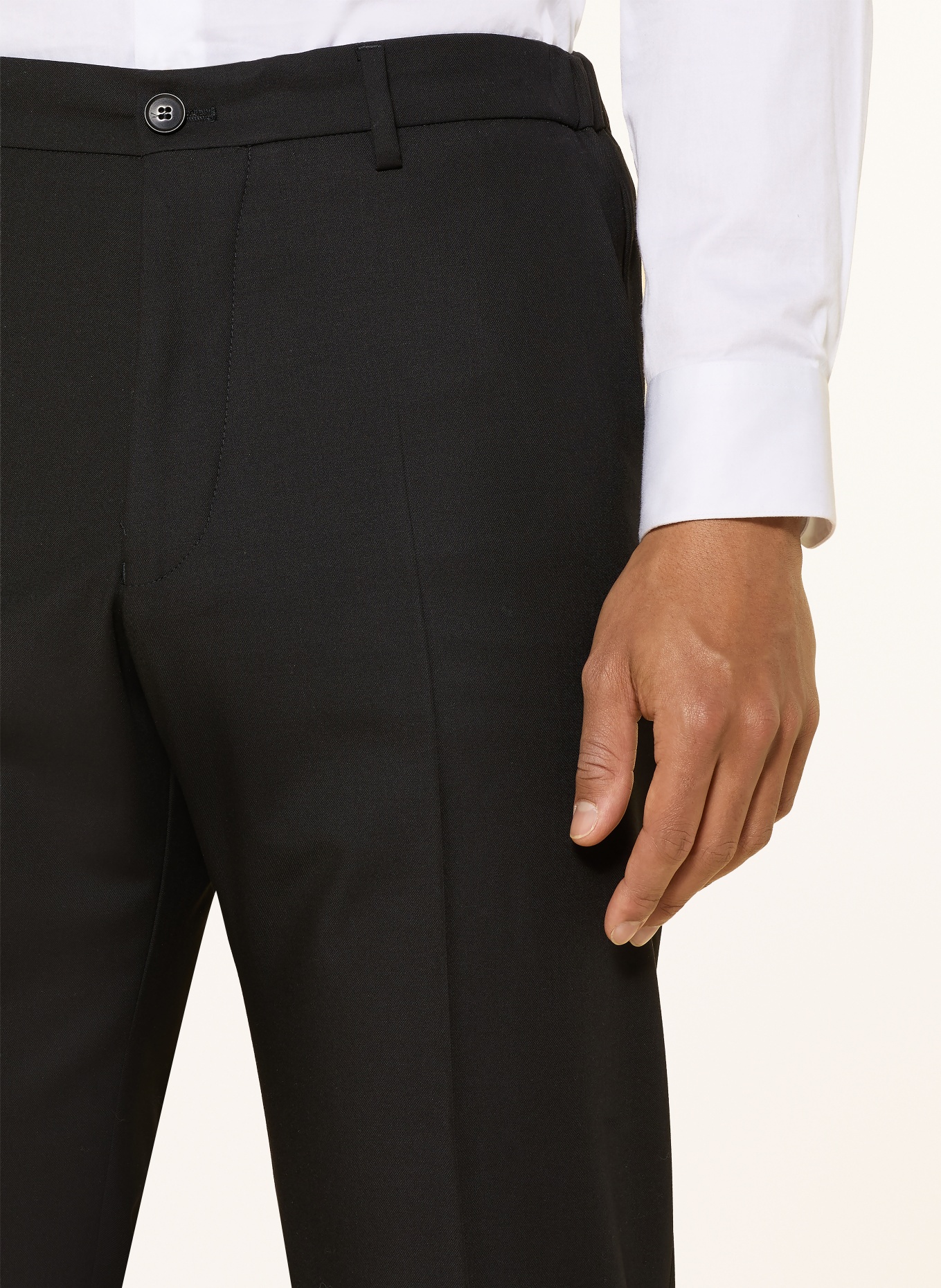 DRYKORN Anzughose AJEND Regular Fit: 1000 SCHWARZ