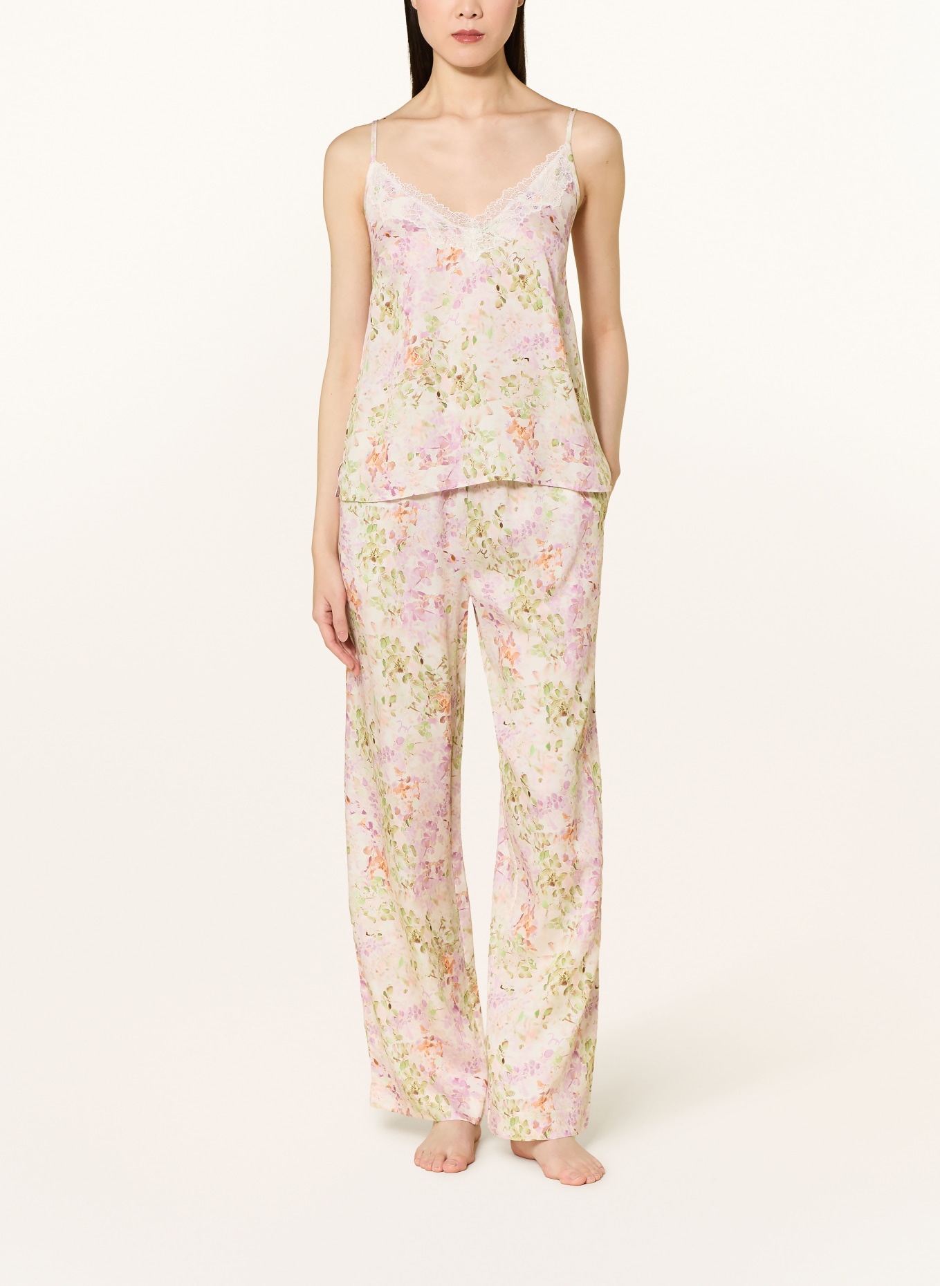 JOOP! slaapbroek: CRÈME / LICHTPAARS / LICHTGROEN