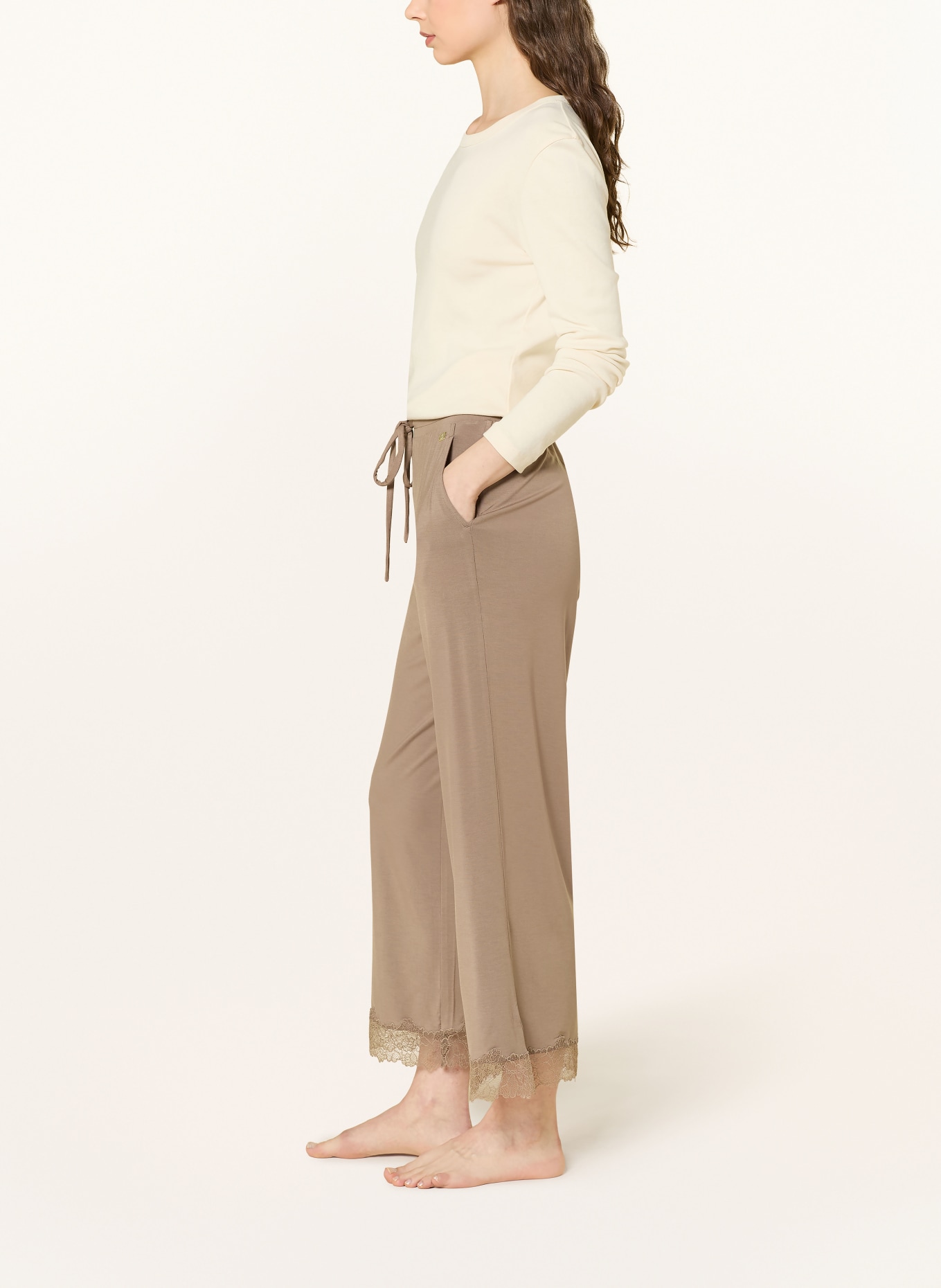 JOOP! 7/8-Schlafhose: TAUPE