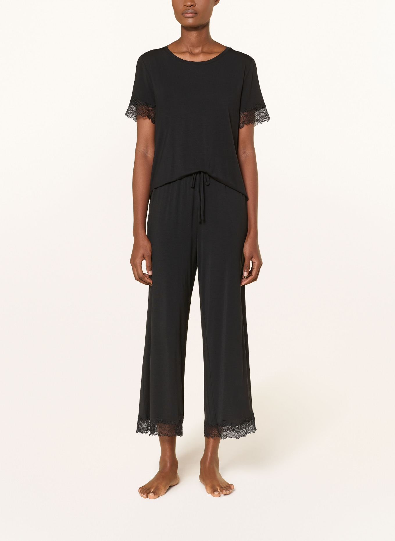 JOOP! 7/8-slaapbroek: ZWART