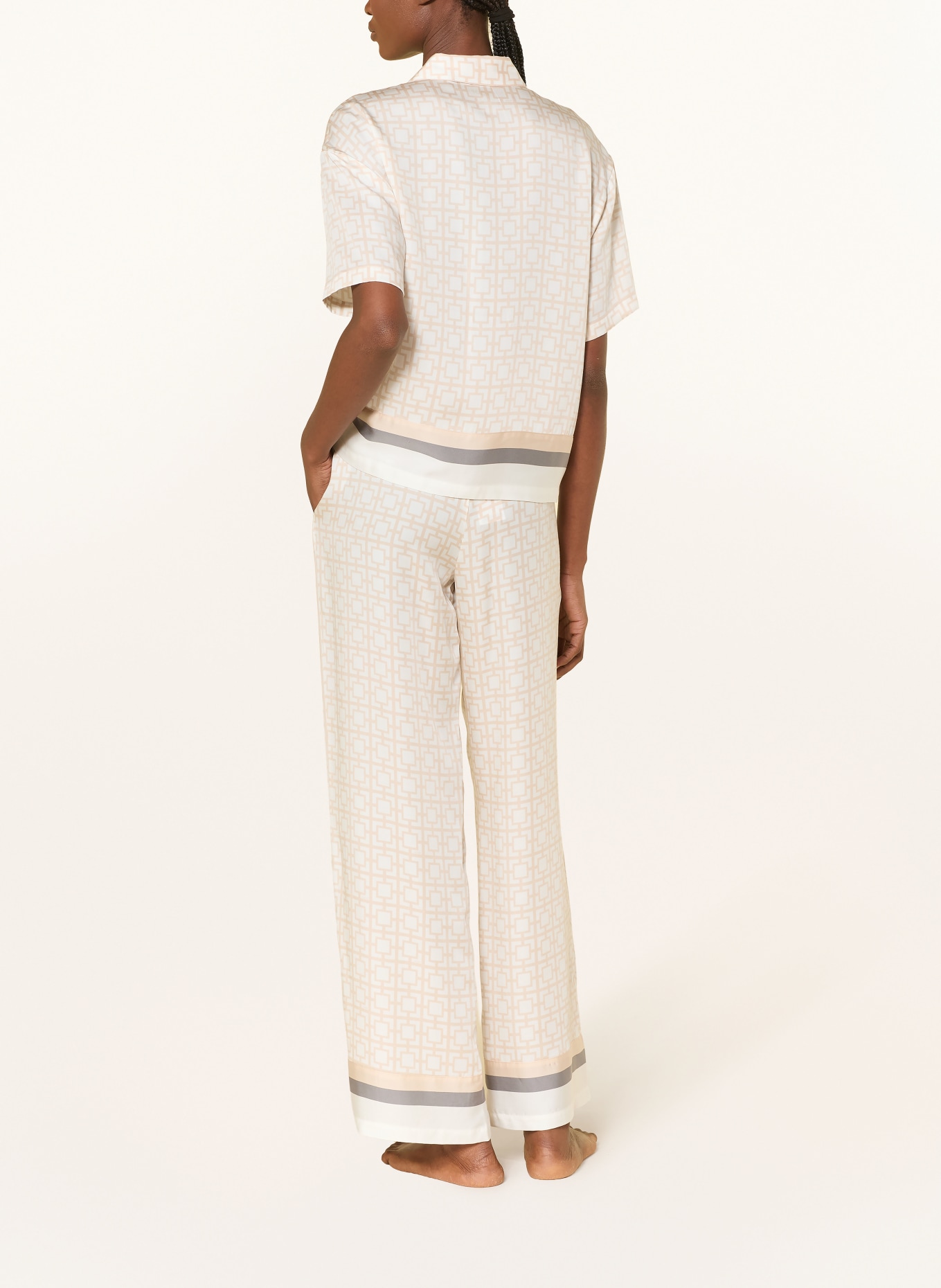 JOOP! slaapbroek: ECRU / BEIGE