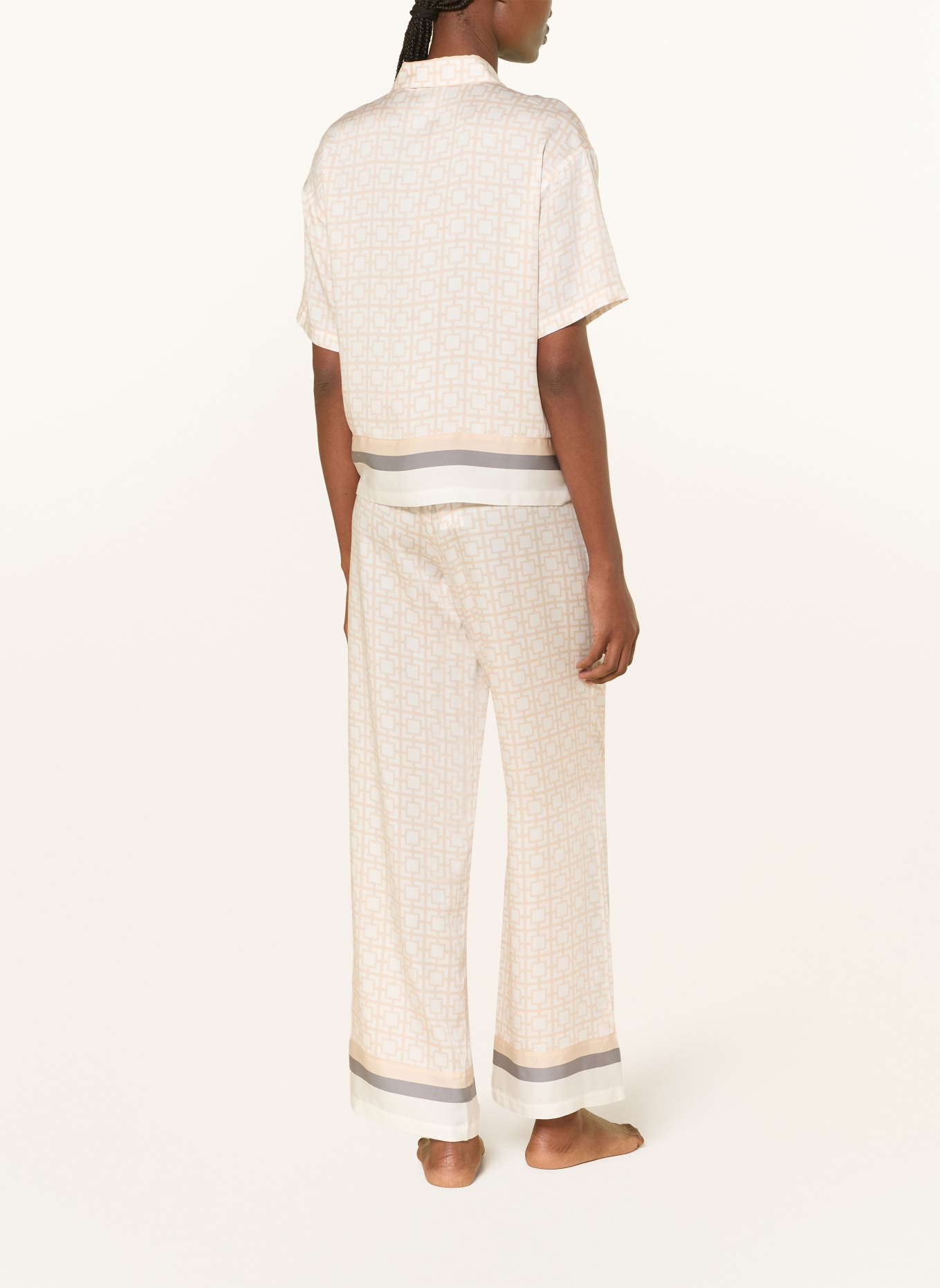 JOOP! slaaphemd: CRÈME / BEIGE / GRIJS