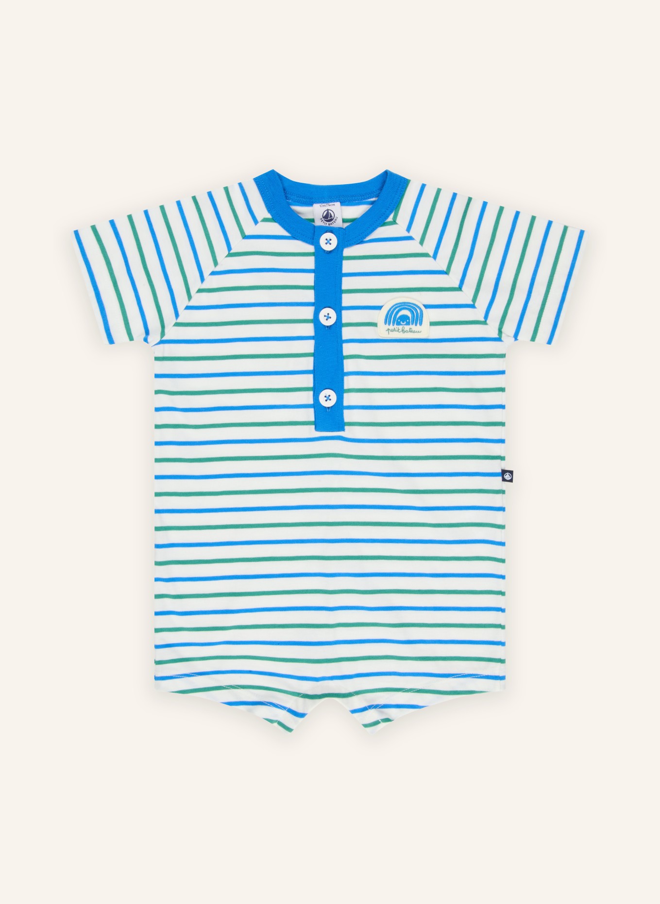 PETIT BATEAU Body: WEISS / GRÜN / BLAU