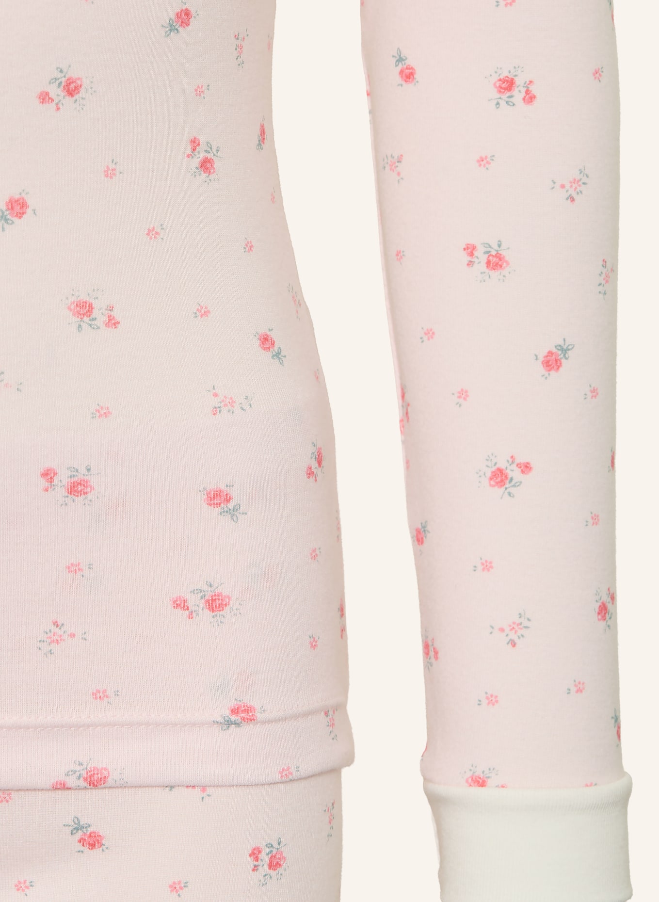 PETIT BATEAU Schlafanzug: HELLROSA / HELLROT / PETROL