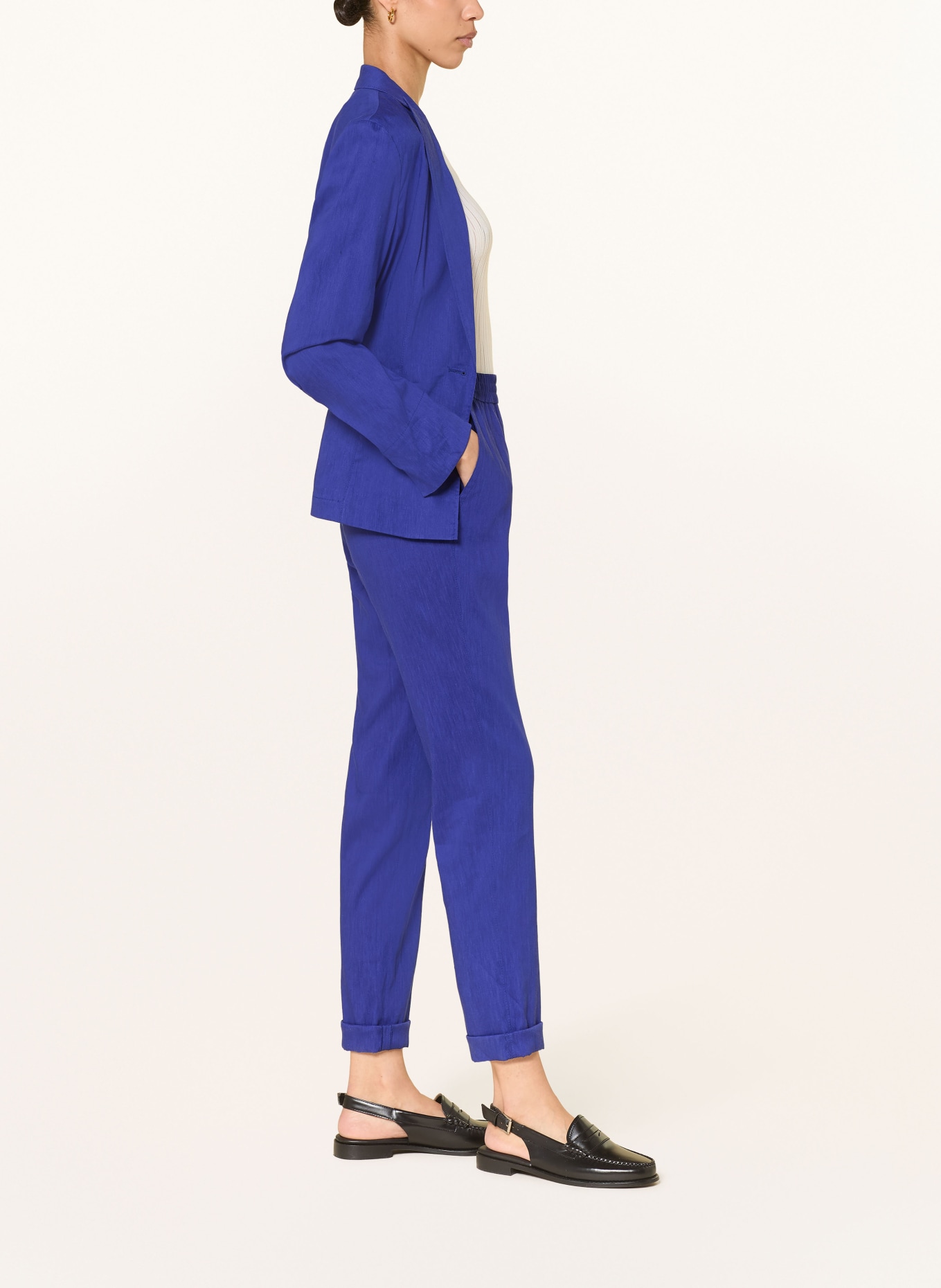 MARC CAIN RHODOS pants: 757 iolite