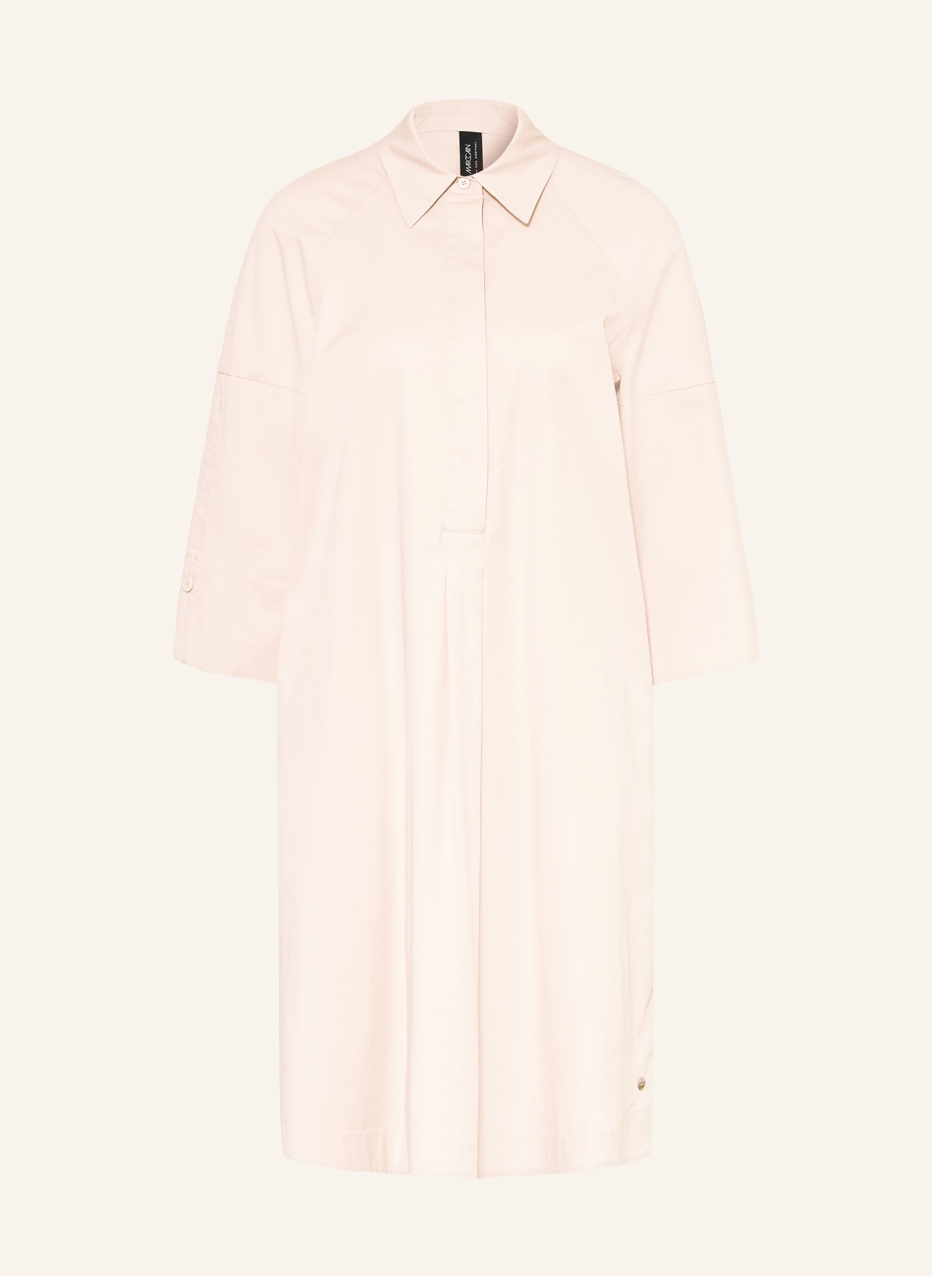 MARC CAIN Hemdblusenkleid mit 3/4-Arm: 153 Magnolia