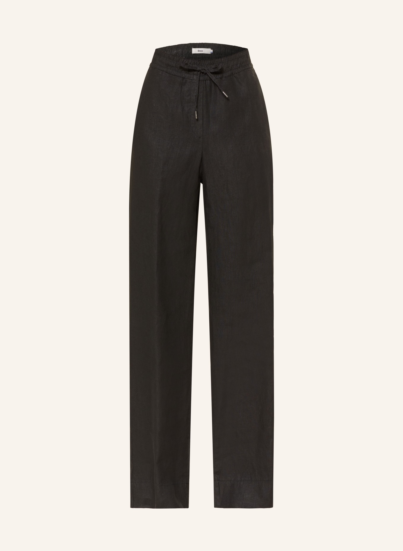 BRAX Farina-broek van linnen: DONKERBLAUW