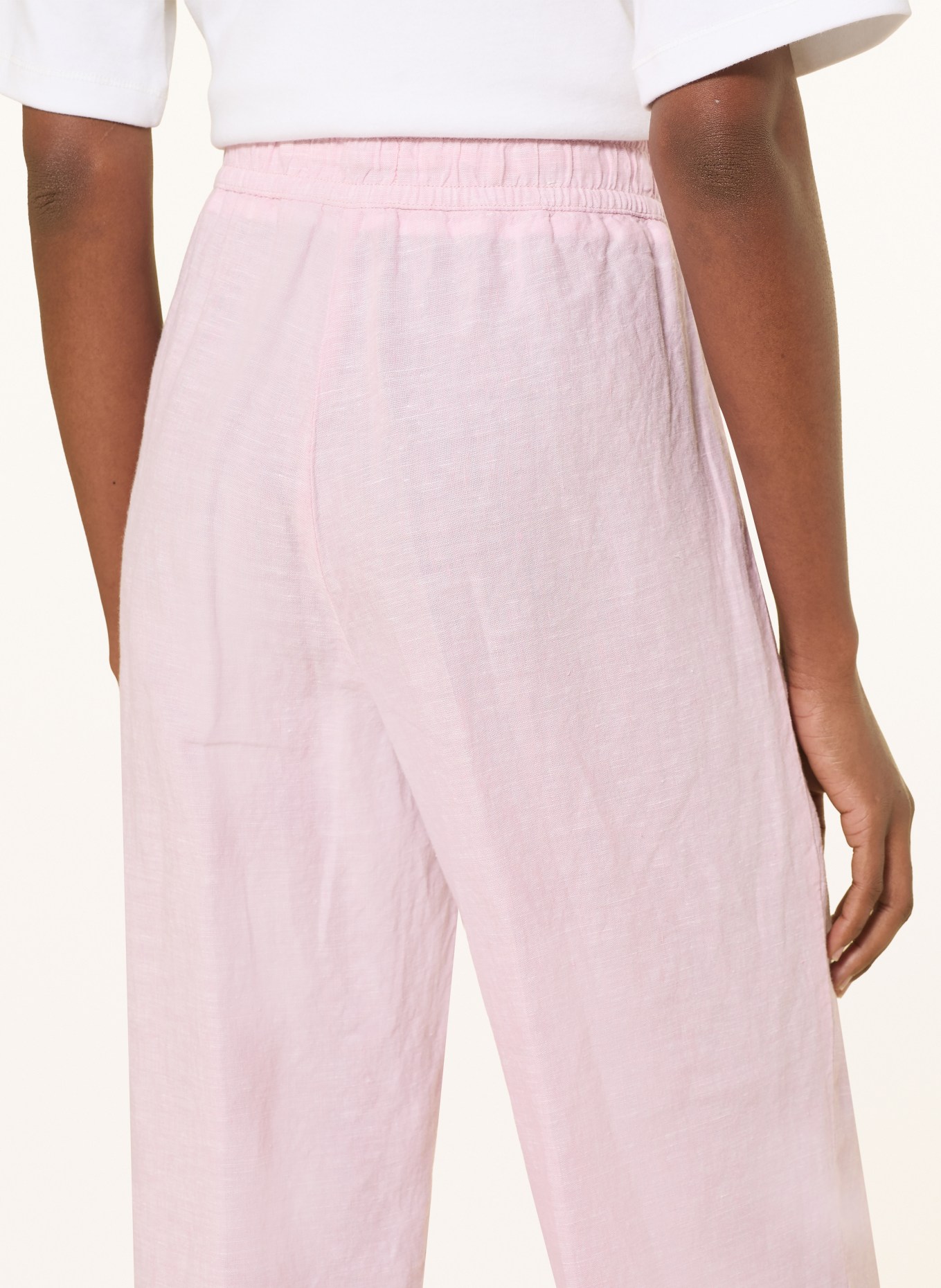 BRAX Marlenehose FARINA aus Leinen: ROSA