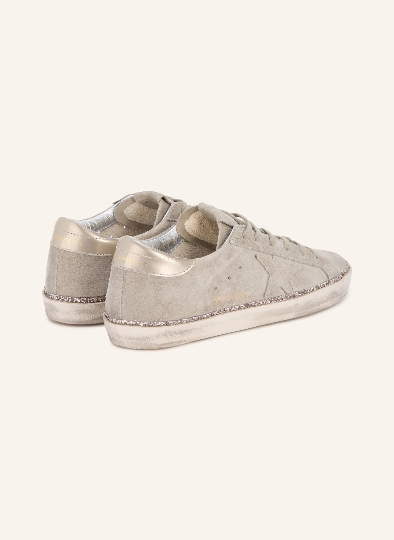 GOLDEN GOOSE SUPER-STAR Sneakers: TAUPE / BEIGE