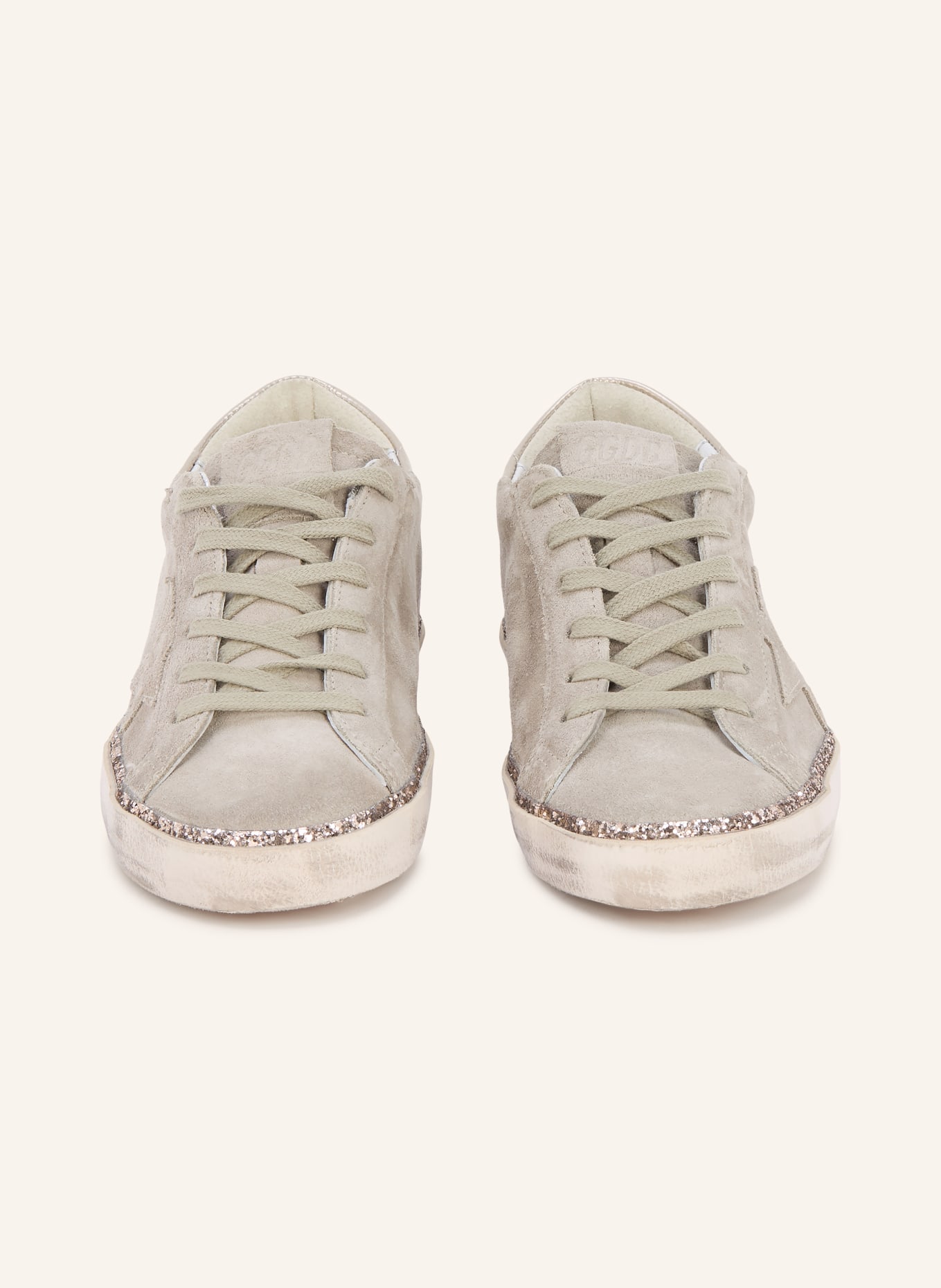 GOLDEN GOOSE SUPER-STAR Sneakers: TAUPE / BEIGE