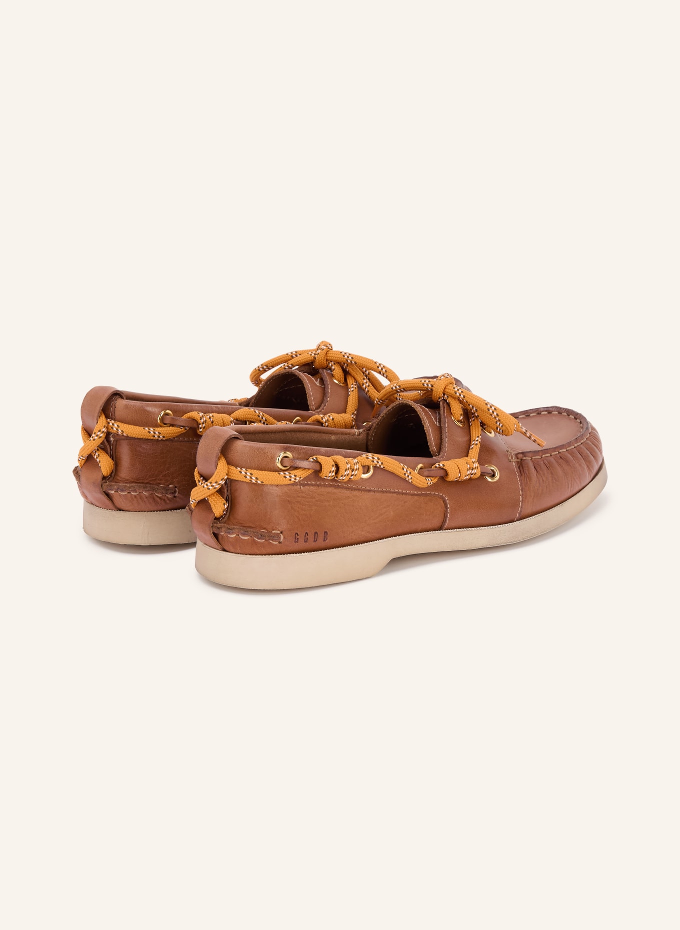 GOLDEN GOOSE Bootsschuhe: BRAUN / ORANGE