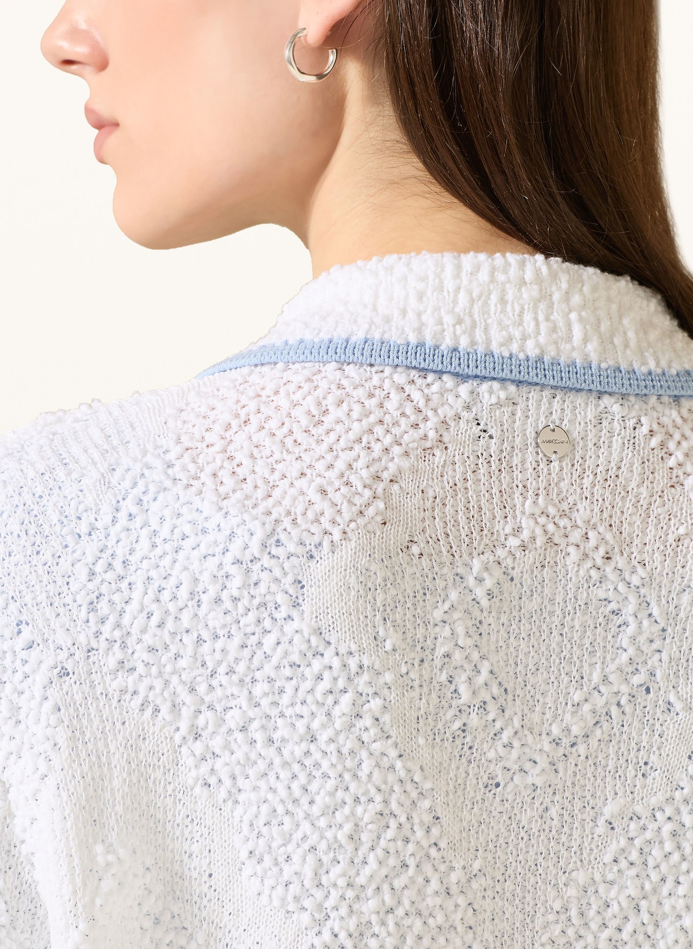 MARC CAIN Strickjacke: 100 WHITE