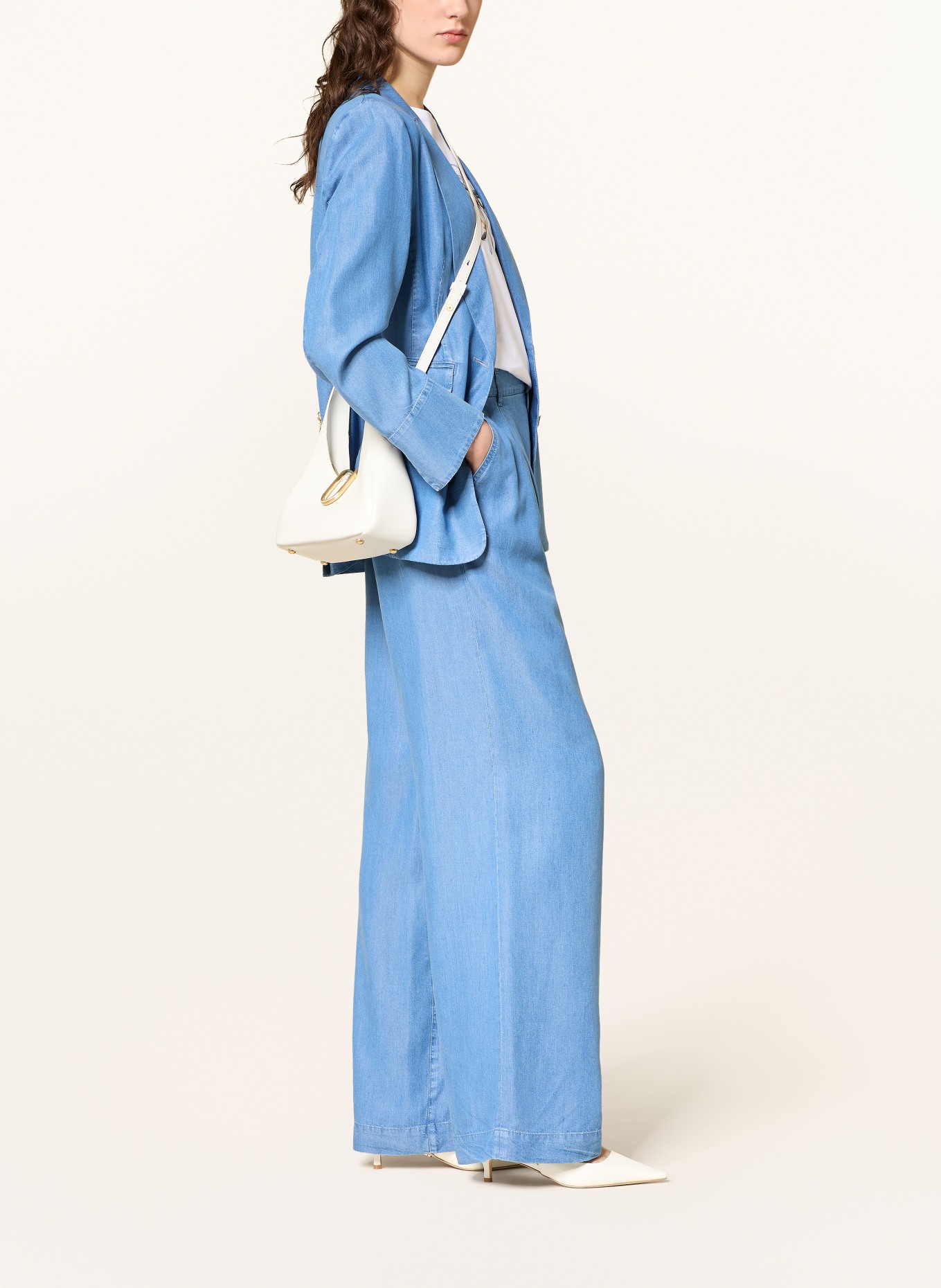 MARC CAIN Marlenehose WICHITA in Jeansoptik: 350 light denim