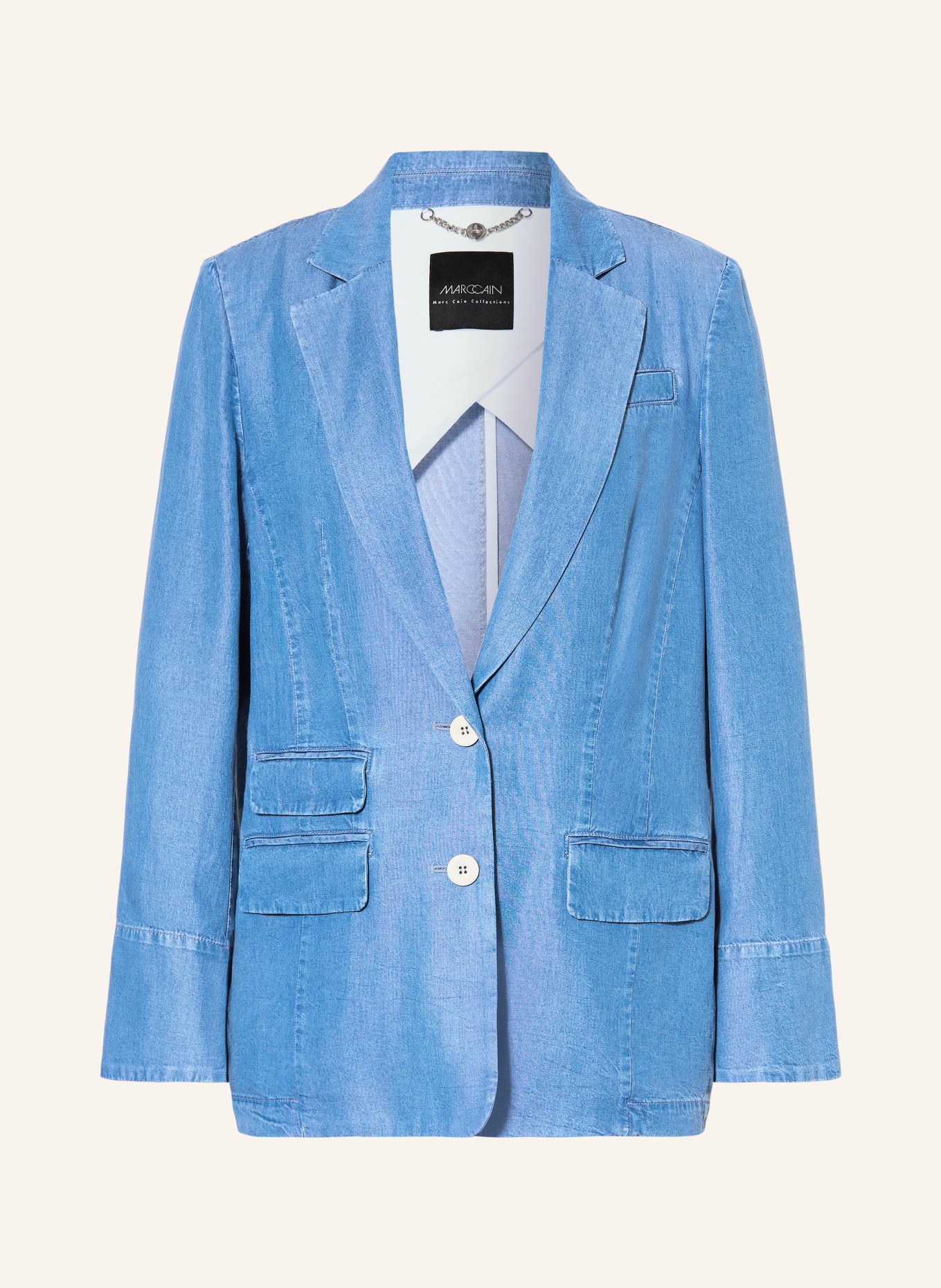 MARC CAIN Blazer in Jeansoptik: 350 light denim
