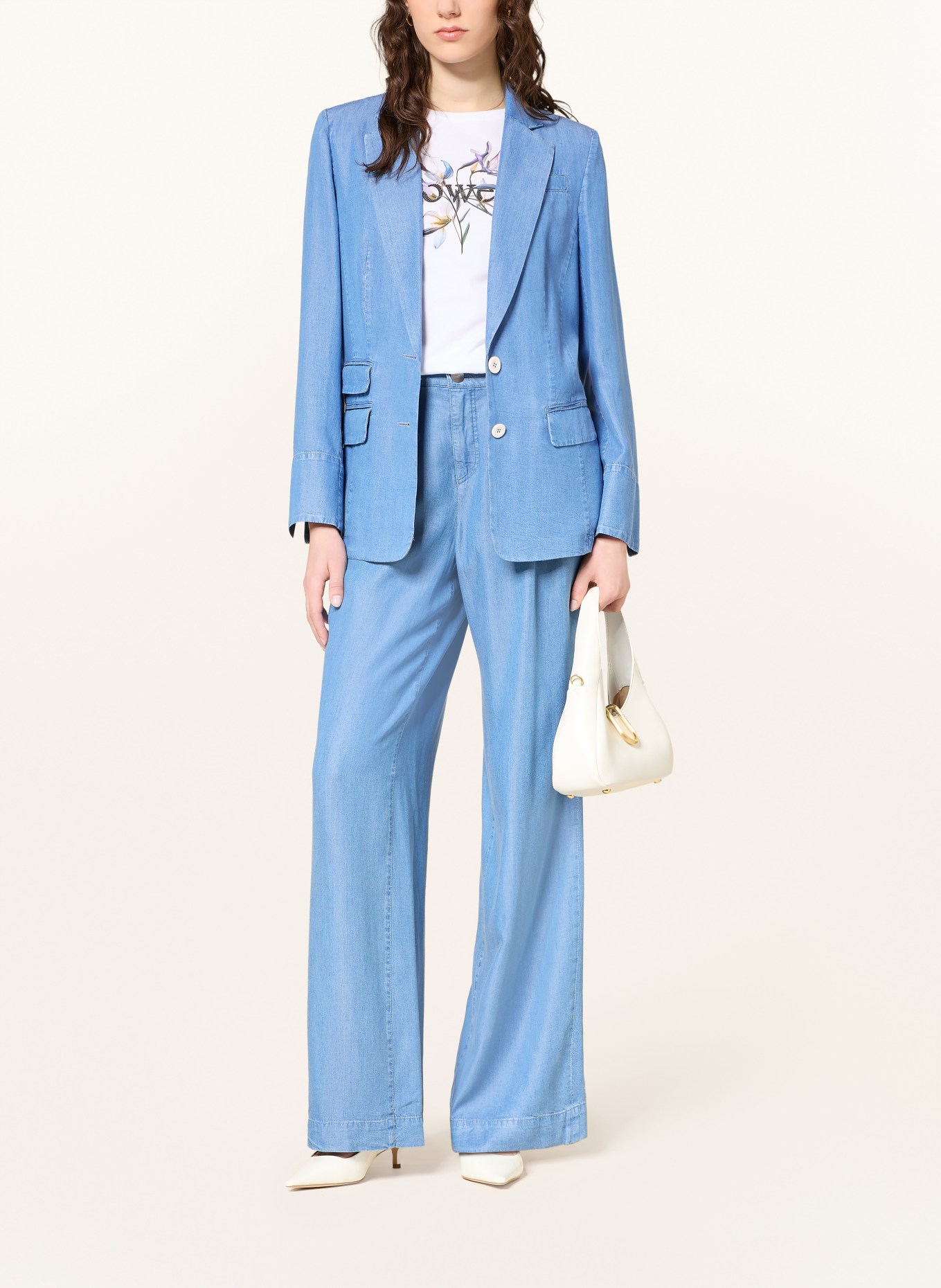 MARC CAIN Blazer in Jeansoptik: 350 light denim