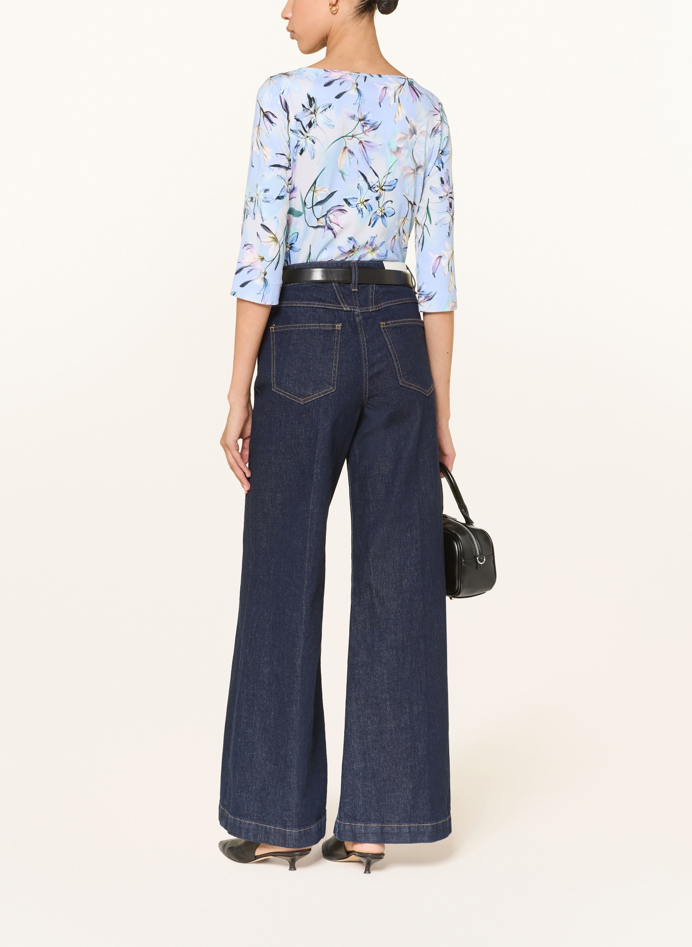 MARC CAIN Chemise à manches 3/4: 319 magical blue