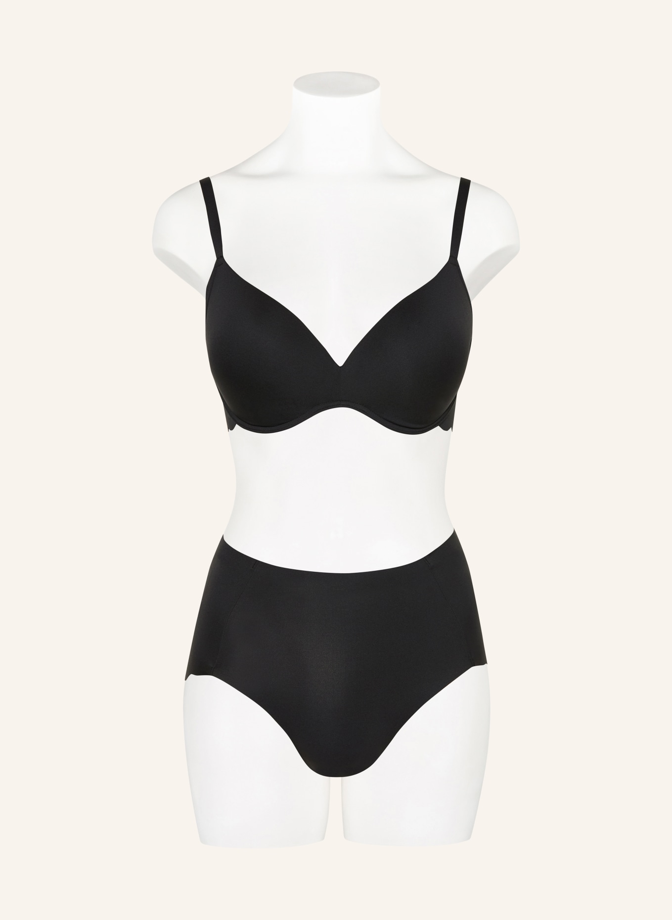 Skiny Majtki z wysokim stanem BODY FEEL: CZARNY