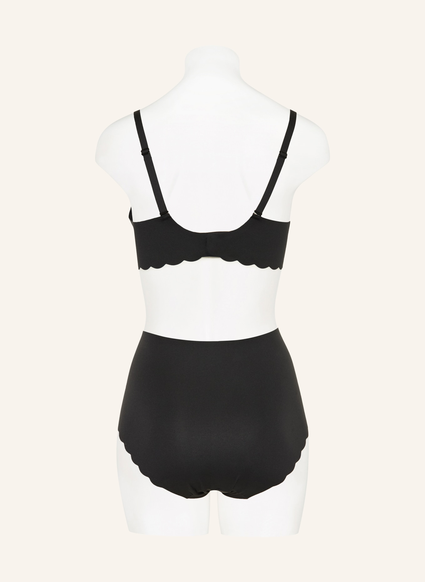 Skiny Majtki z wysokim stanem BODY FEEL: CZARNY