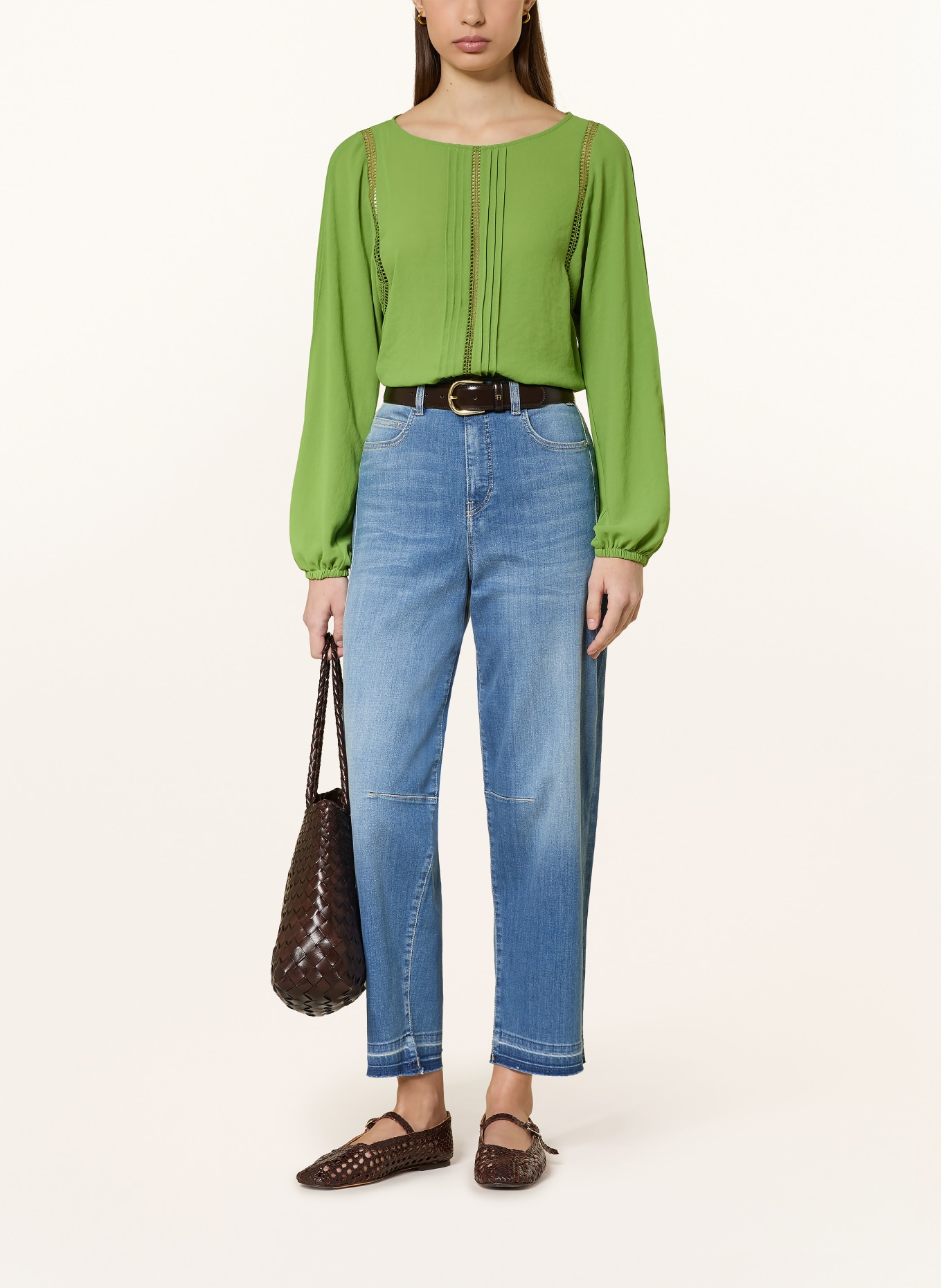 MARC CAIN blouse: 526 garden green