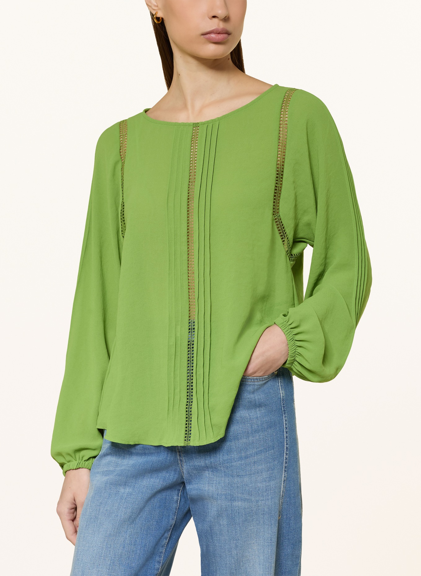 MARC CAIN blouse: 526 garden green