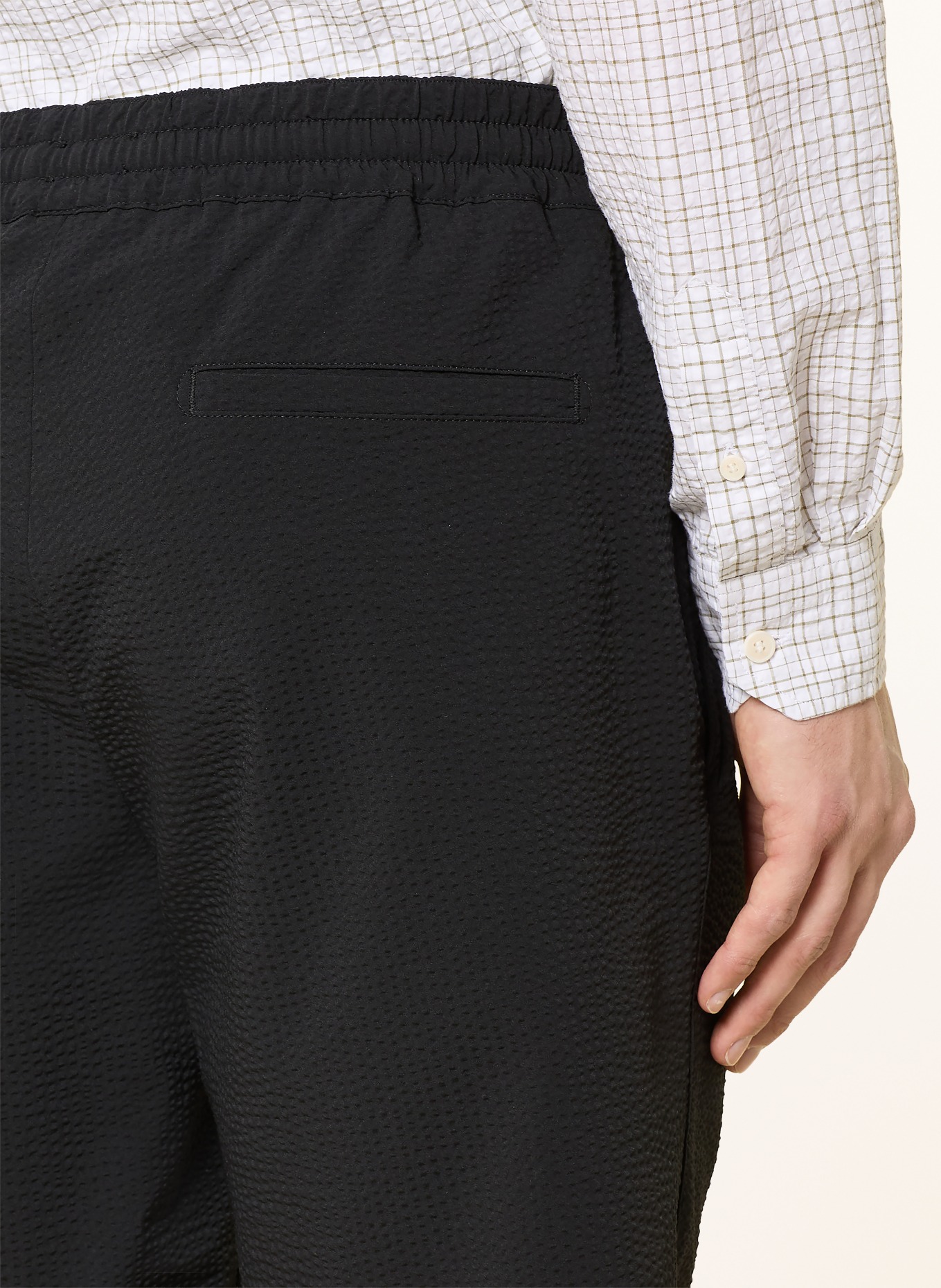 STRELLSON KAJI Shorts: BLACK