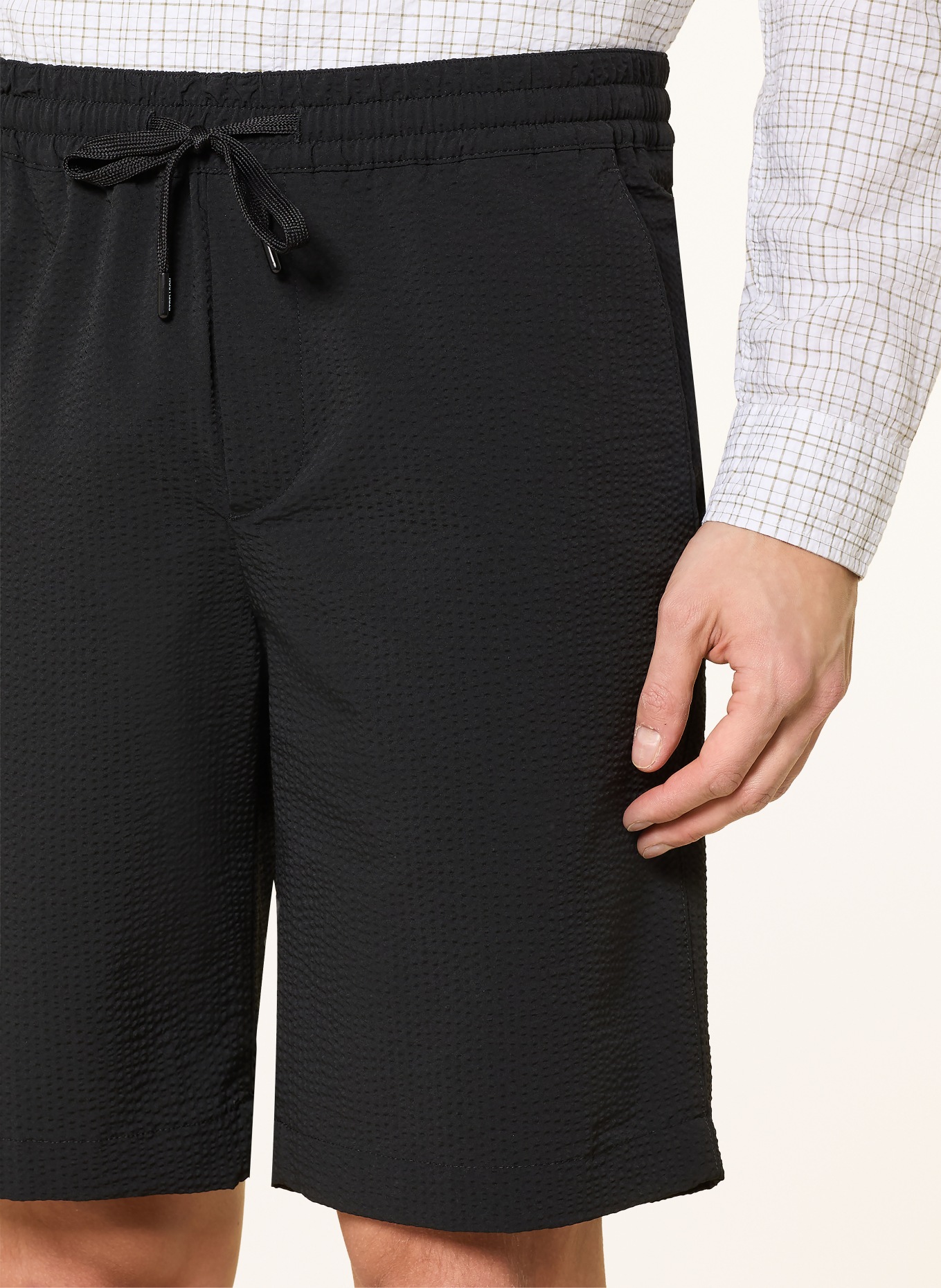 STRELLSON KAJI Shorts: BLACK