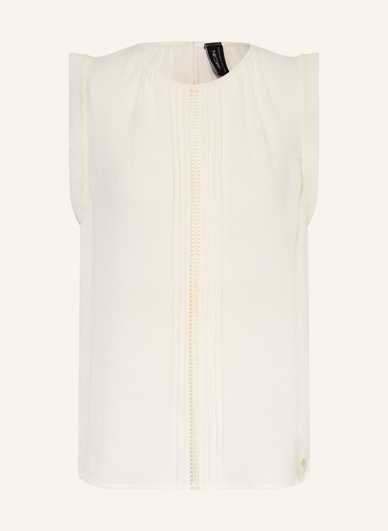 MARC CAIN Top: 112 bright ecru