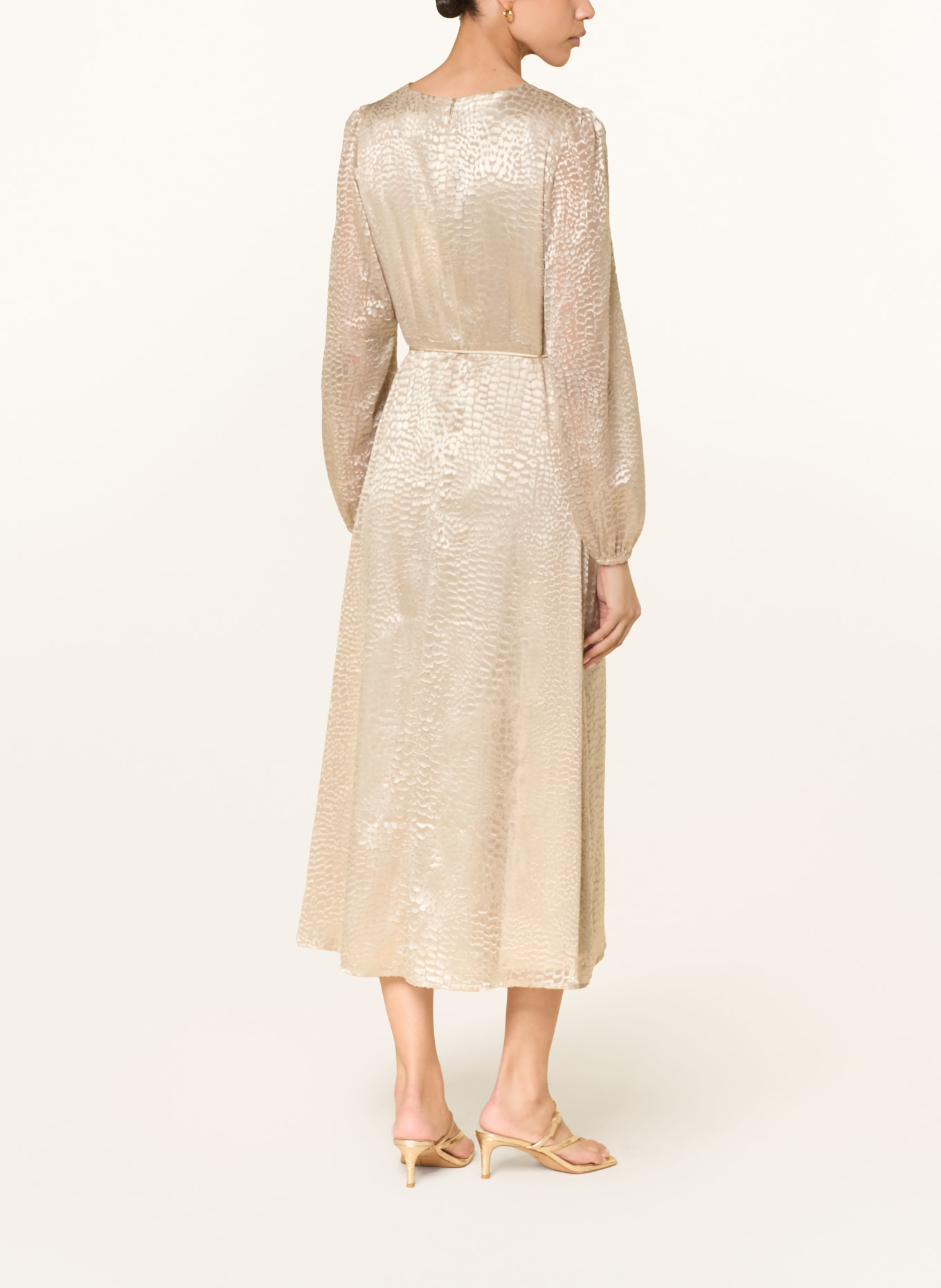 MARC CAIN Kleid: 112 bright ecru