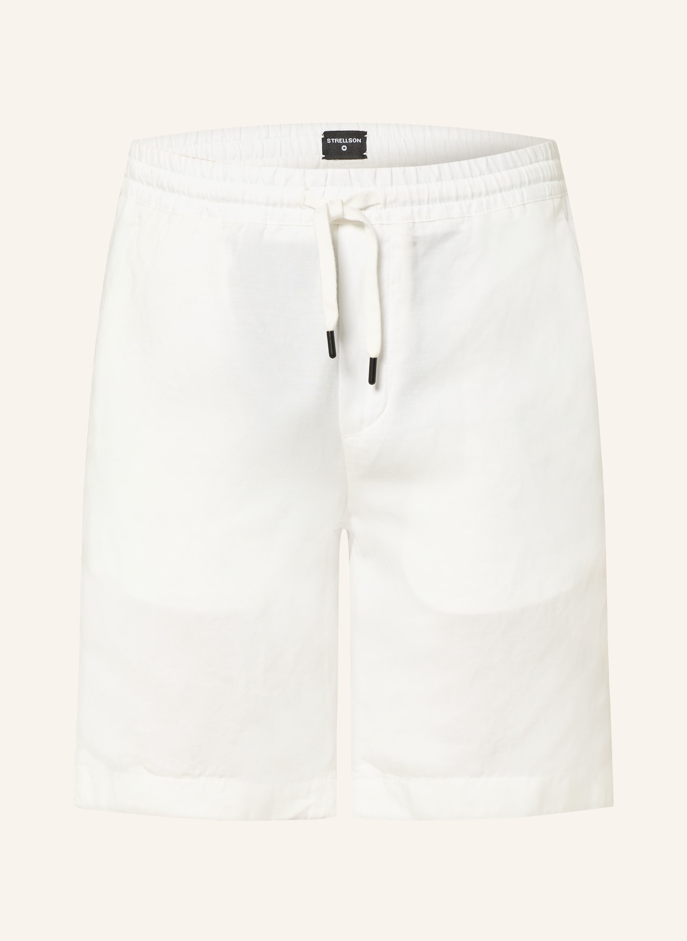 STRELLSON Short KAJI coupe décontractée avec lin: CRÈME