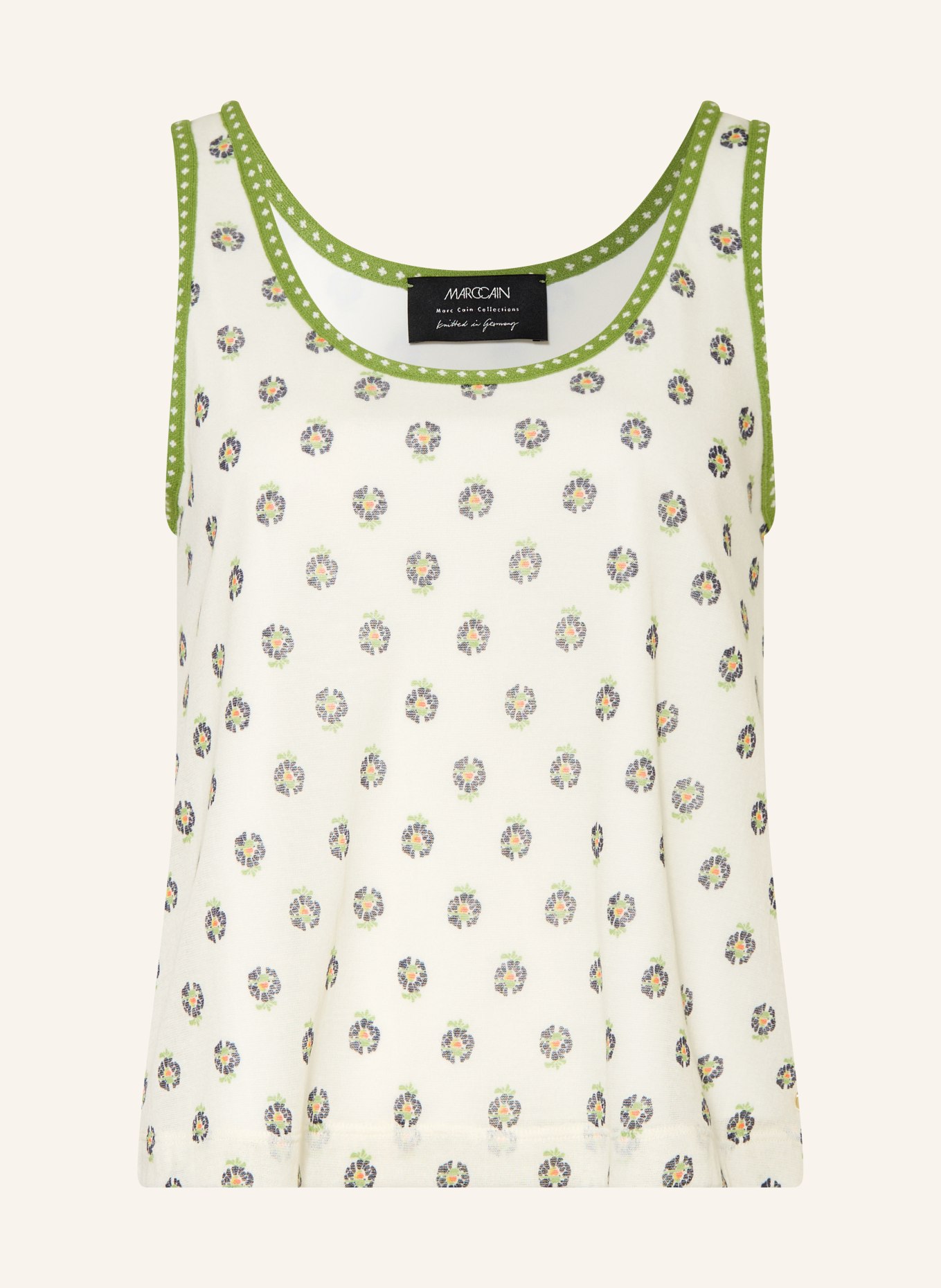 MARC CAIN Stricktop: 112 bright ecru