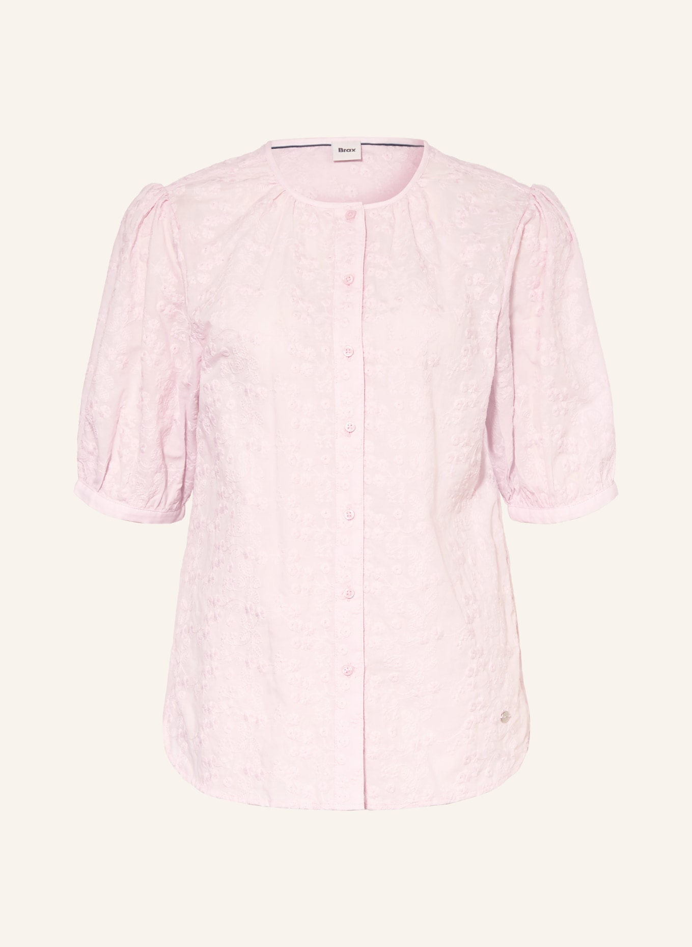 BRAX VEA blouse with 3/4 sleeves: PINK