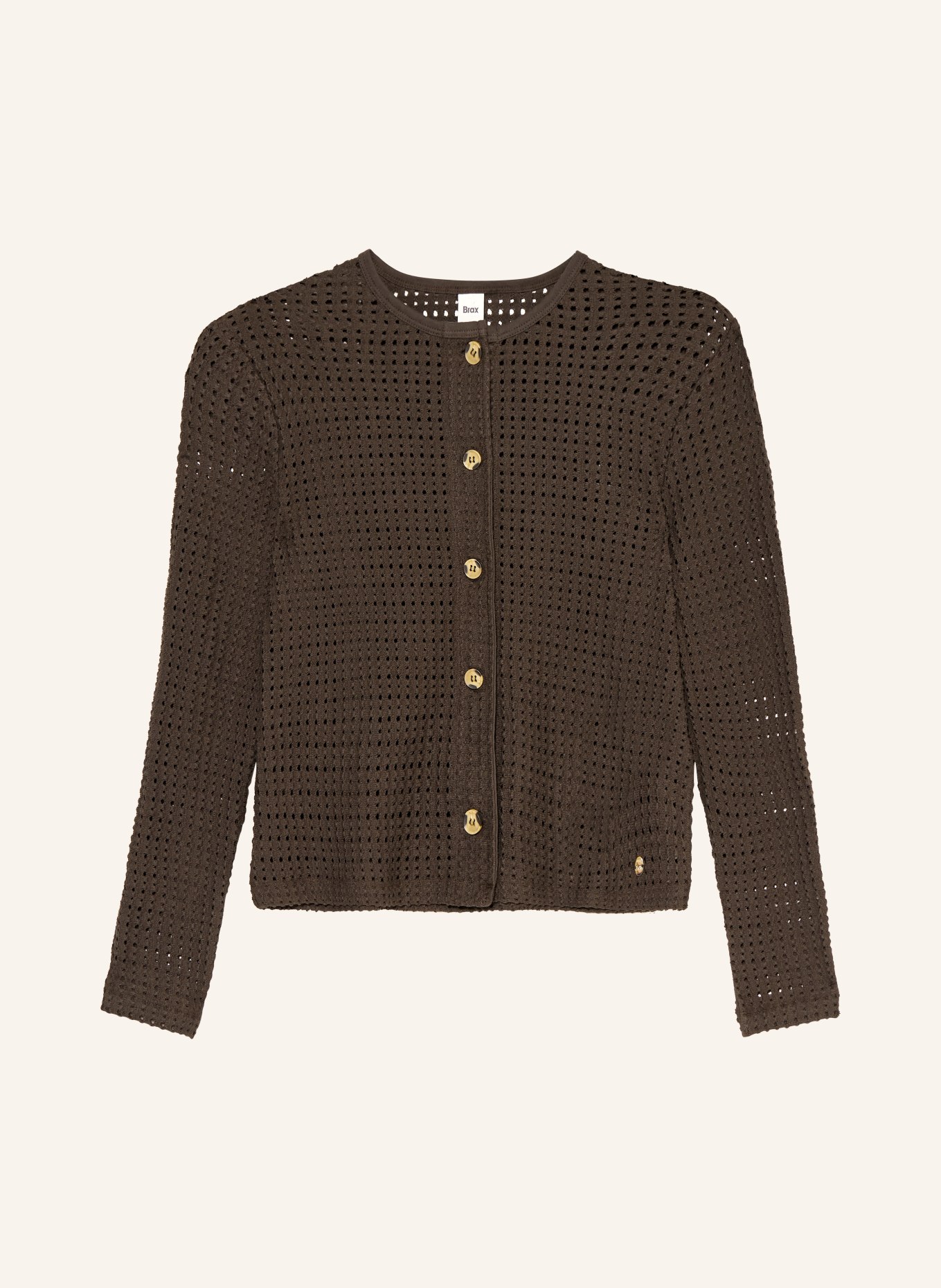 BRAX Vest BRENDA: MARRON FONCÉ