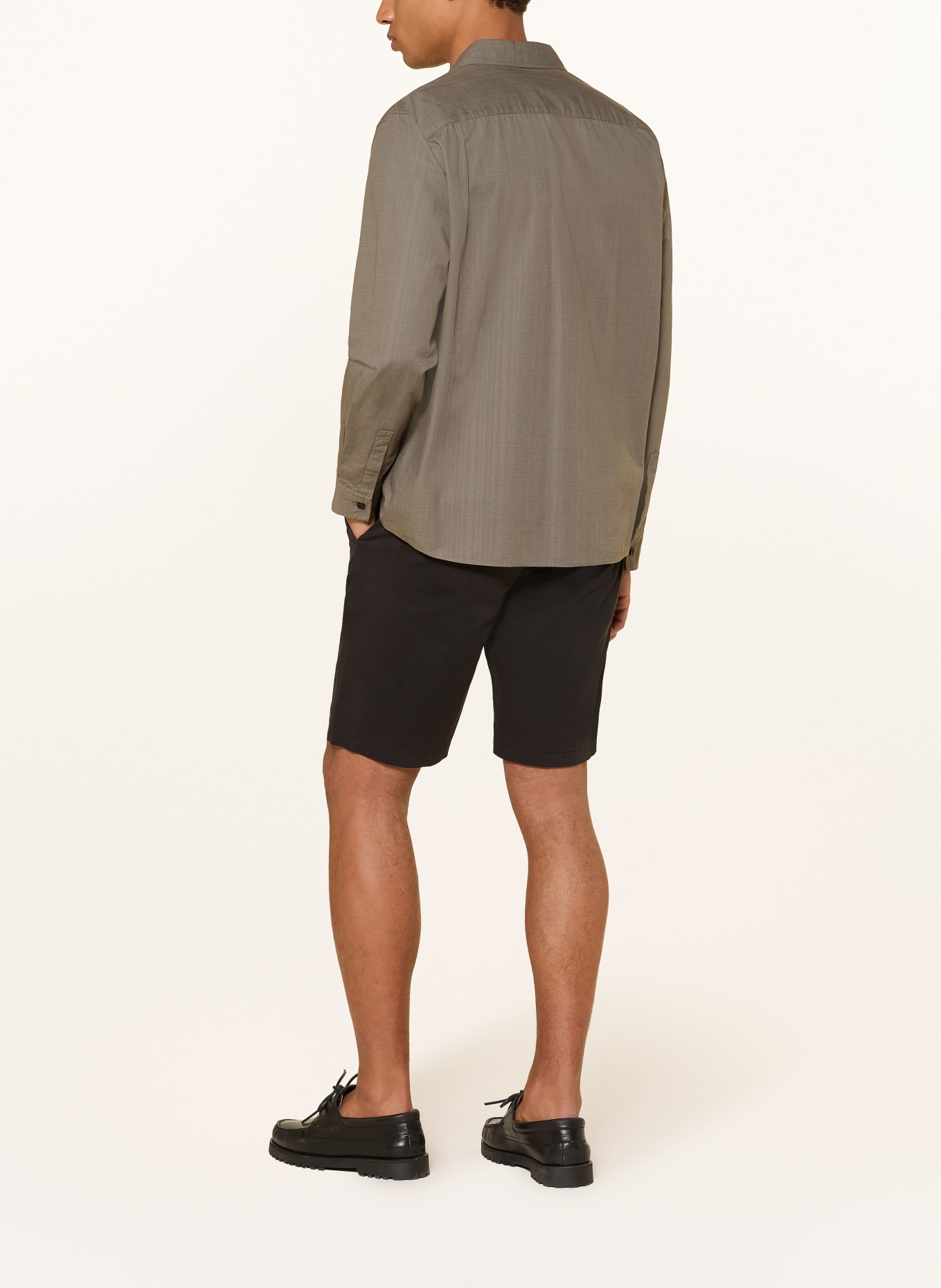 BOSS Chinoshorts Tapered Fit: SCHWARZ