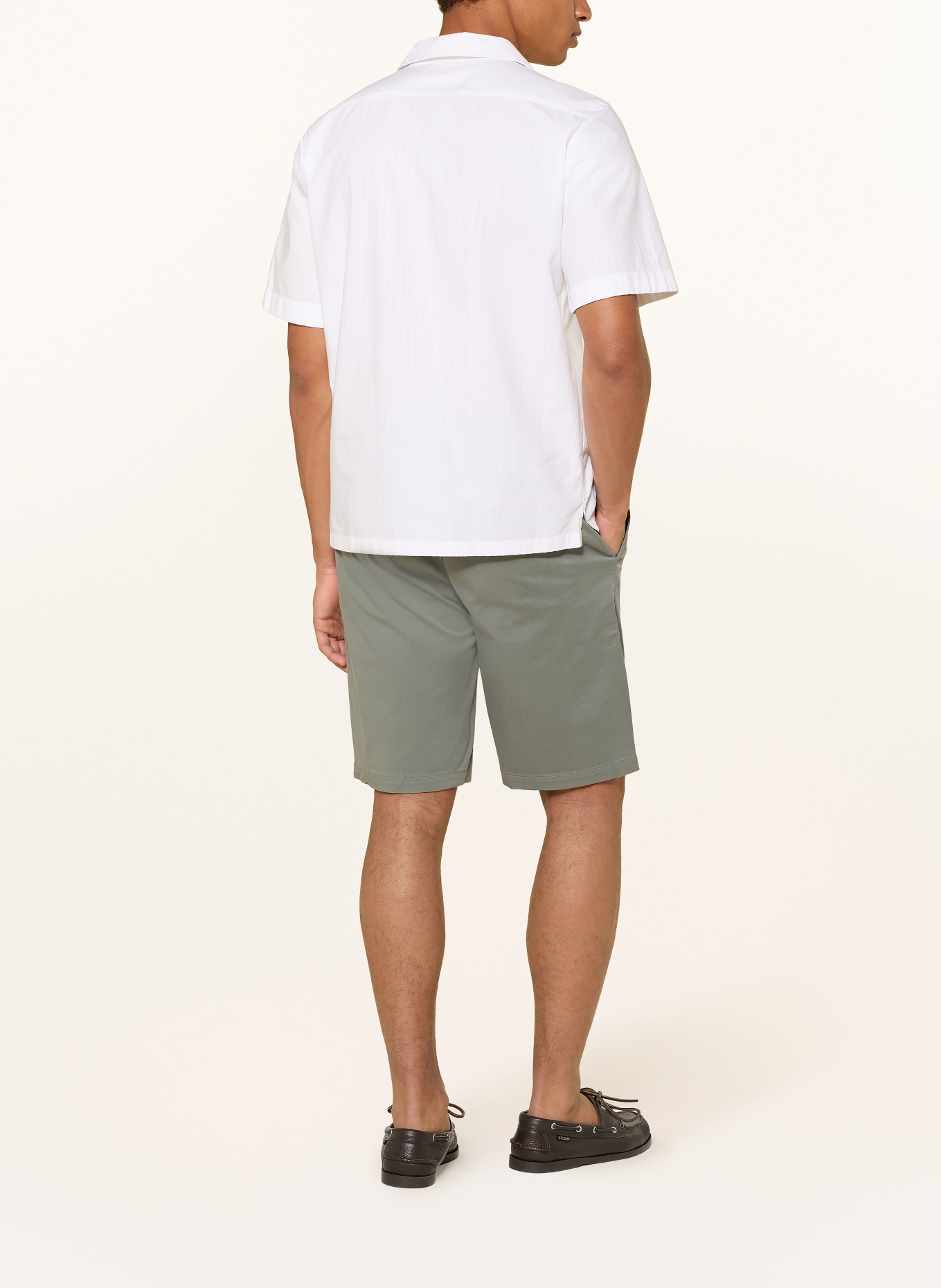 BOSS Chinoshorts Tapered Fit: GRAU