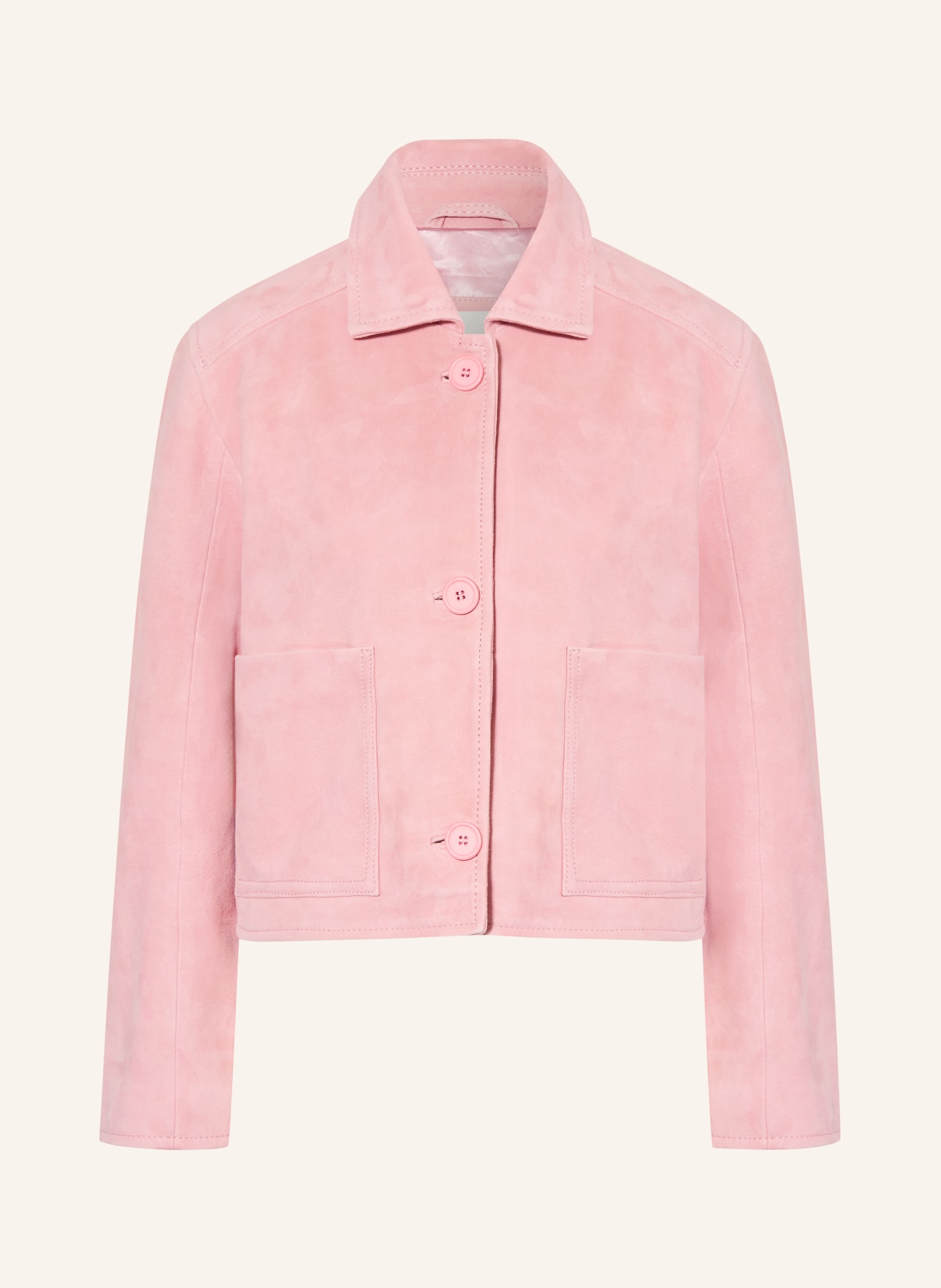HERZENS Lederjacke: ROSA