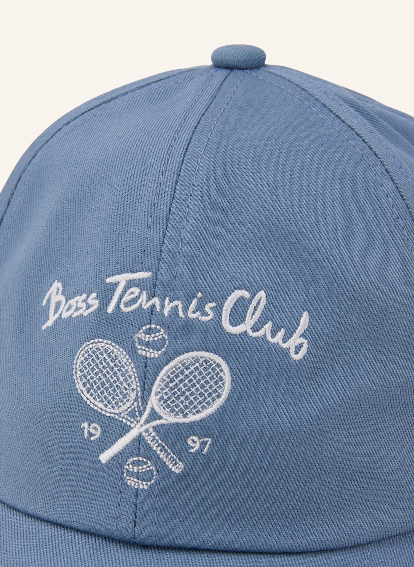 BOSS Cap LACH: BLAU / WEISS