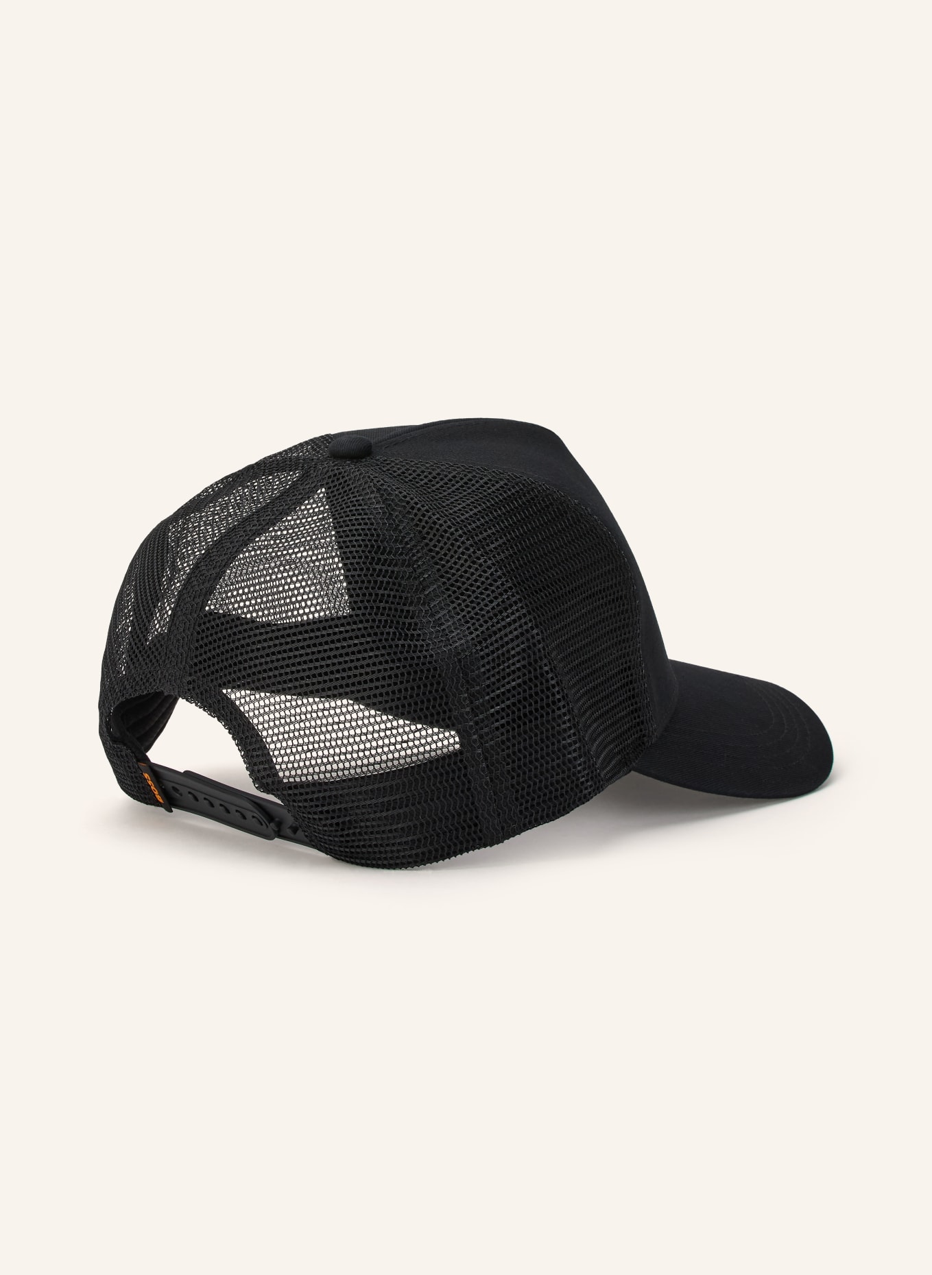 BOSS Cap ELLIOT: ZWART / WIT