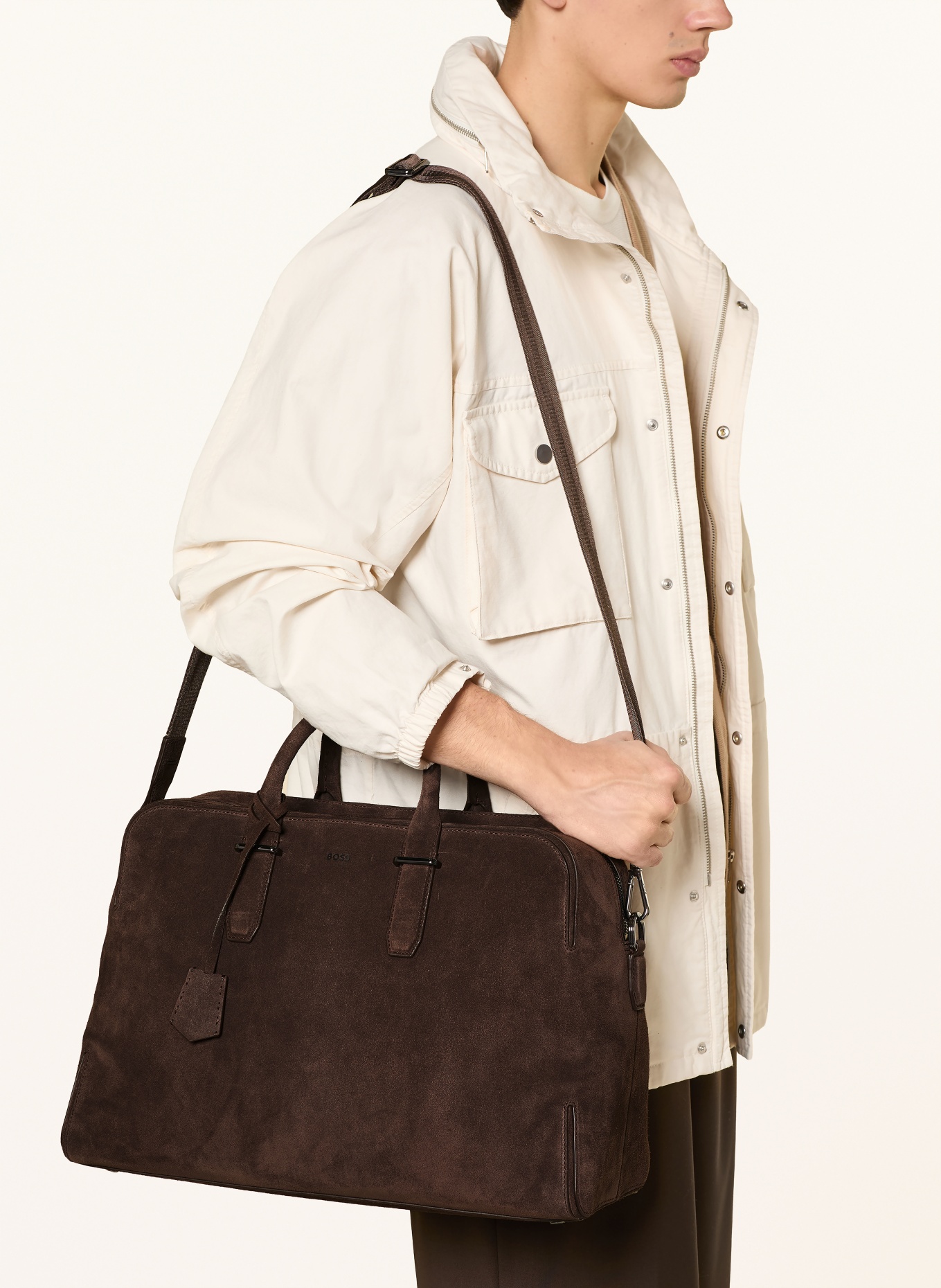 BOSS Zakelijke tas MADISON: MARRON FONCÉ